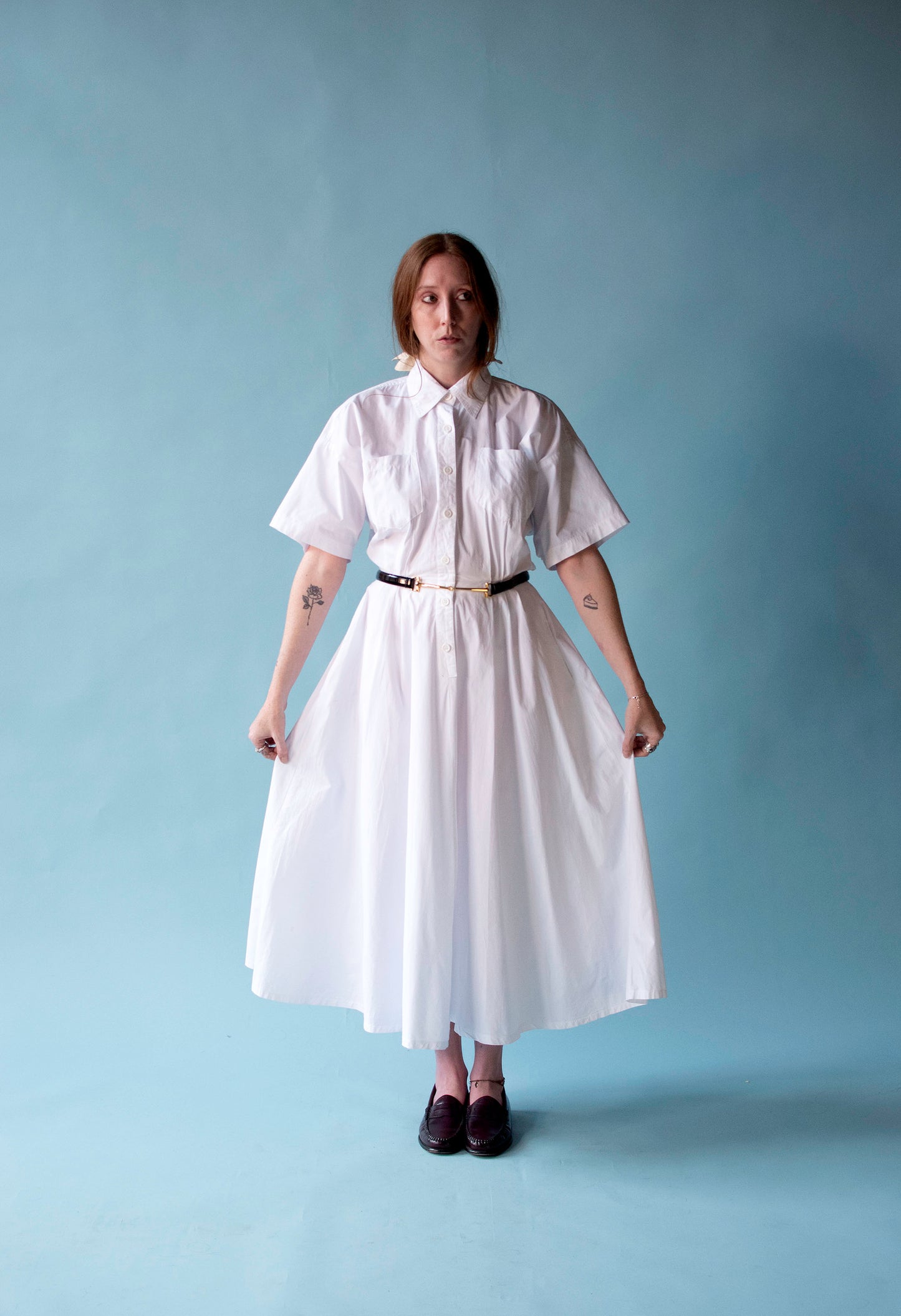 White Shirtdress | Katherine Kamnett