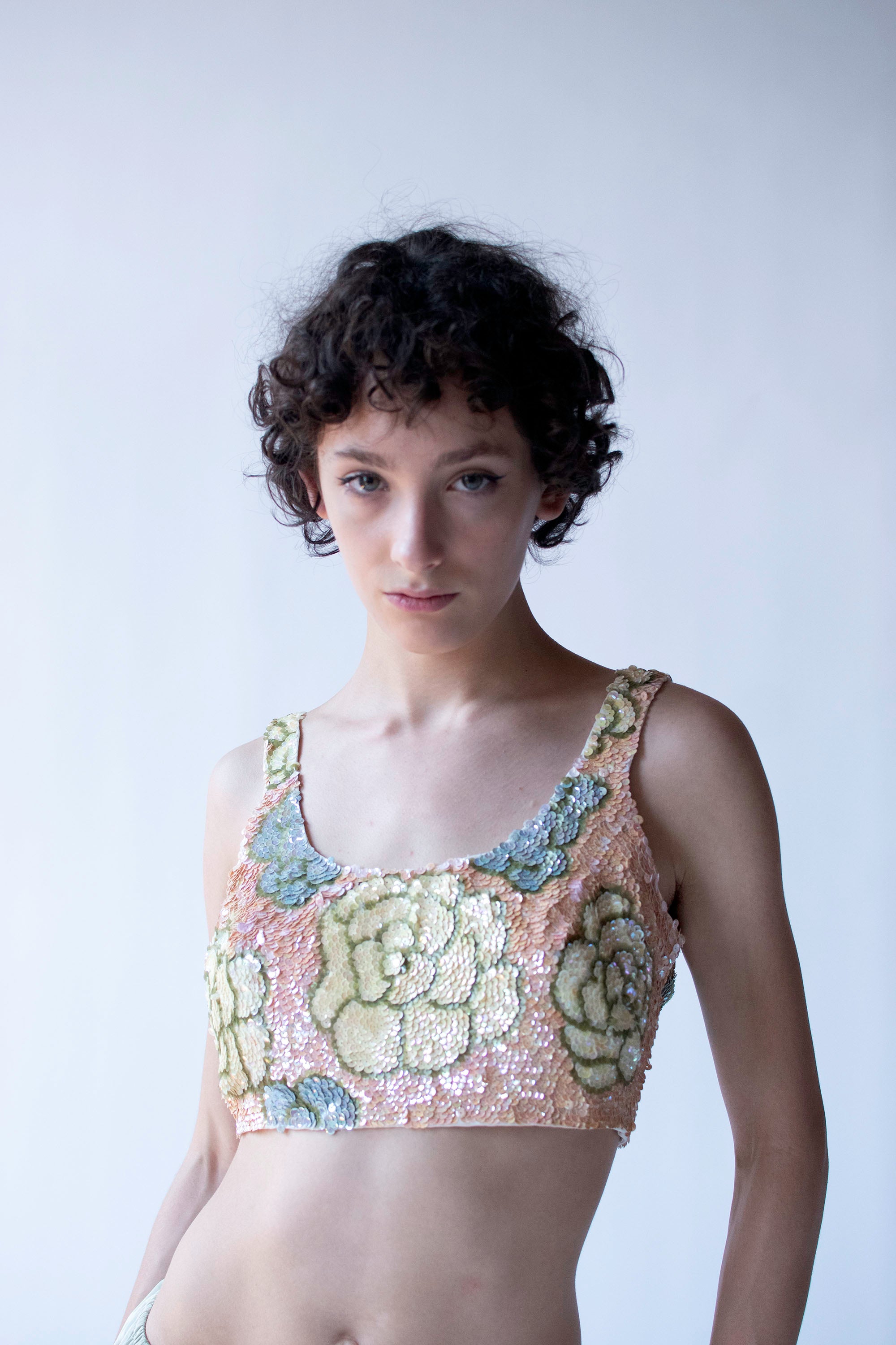 Sequin Top | Vivienne Tam – Female Hysteria Vintage