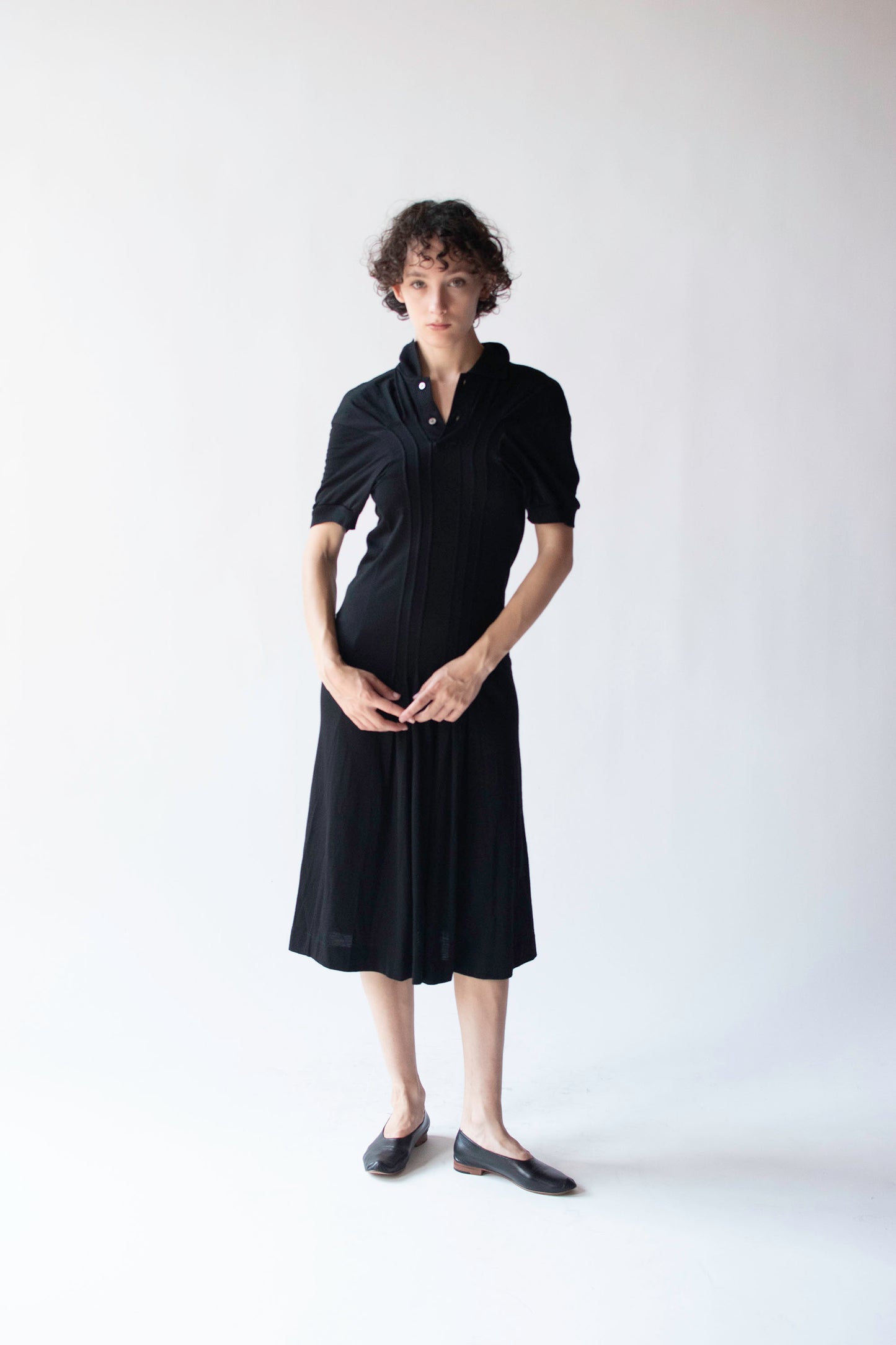 Black wool dresss | Comme des Garçons