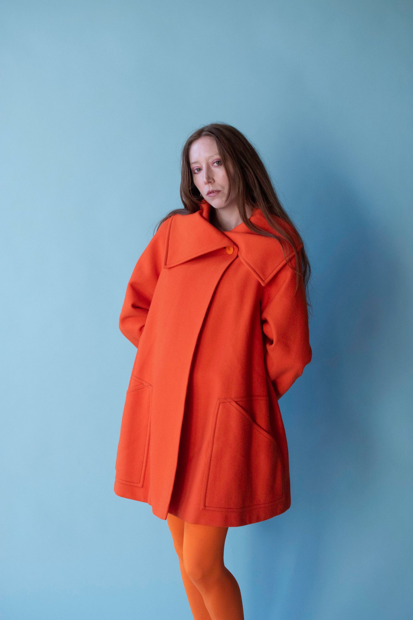 Tangerine Swing Coat | Christian Lacroix