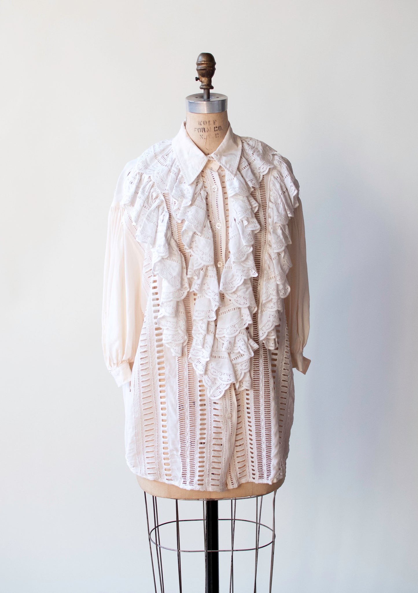 Ruffled Silk Blouse | Gianfranco Ferre