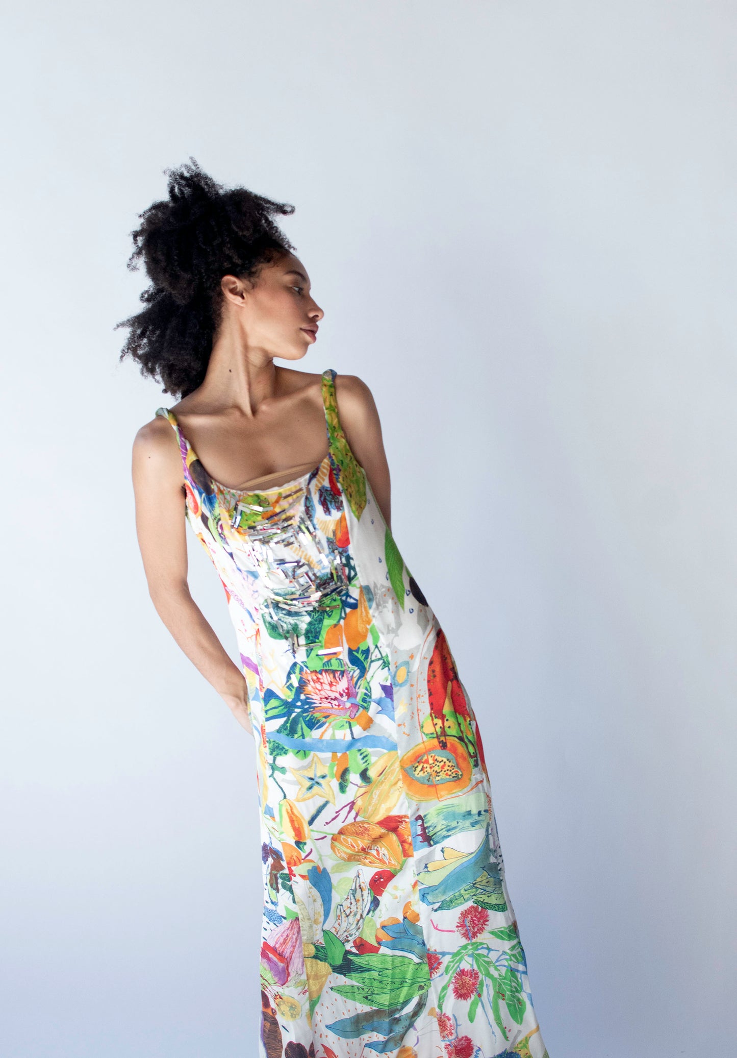 Floral Print Dress | Christian Lacroix SS 2000