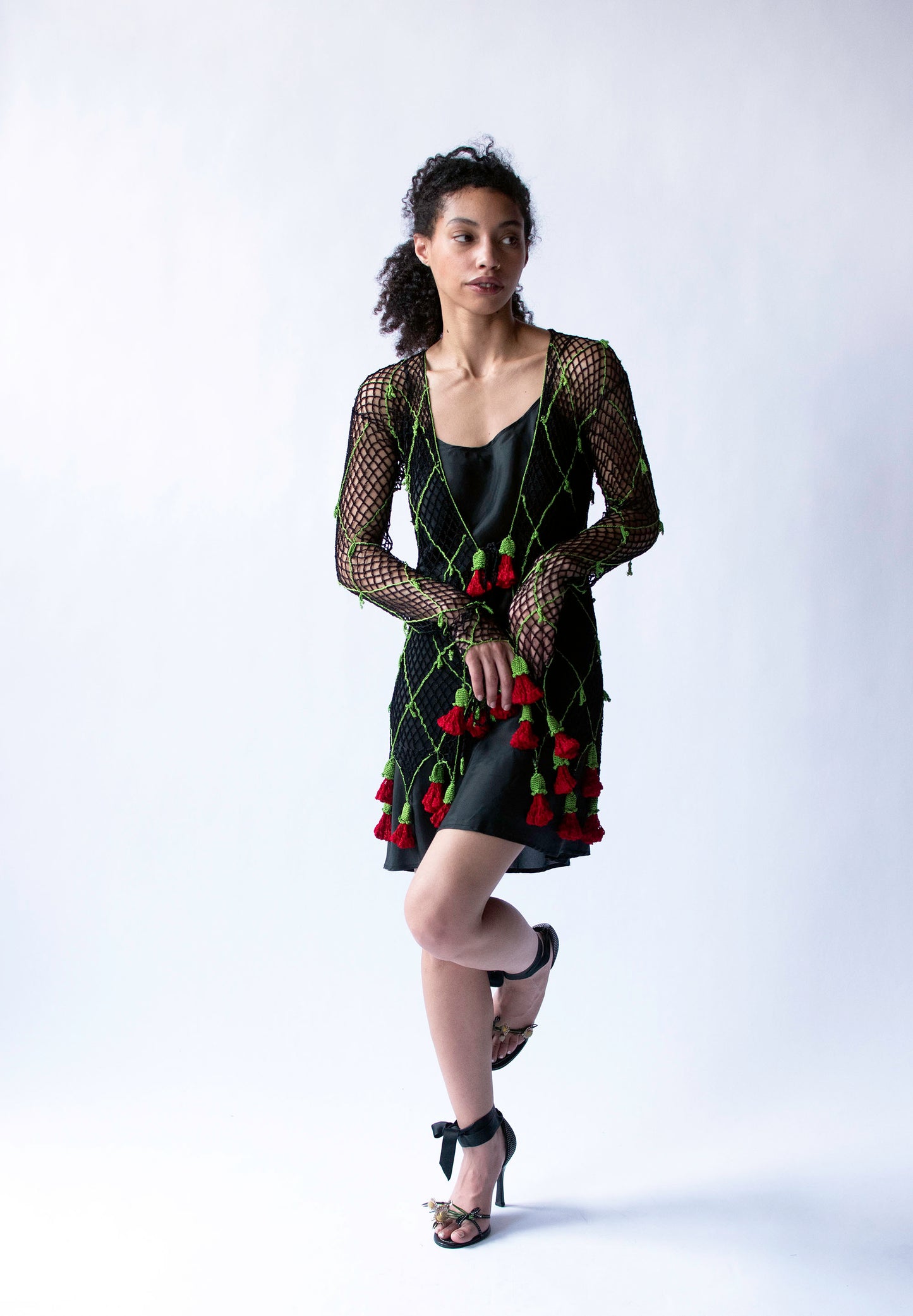 Crochet Rose Cardigan | Moschino Cheap & Chic
