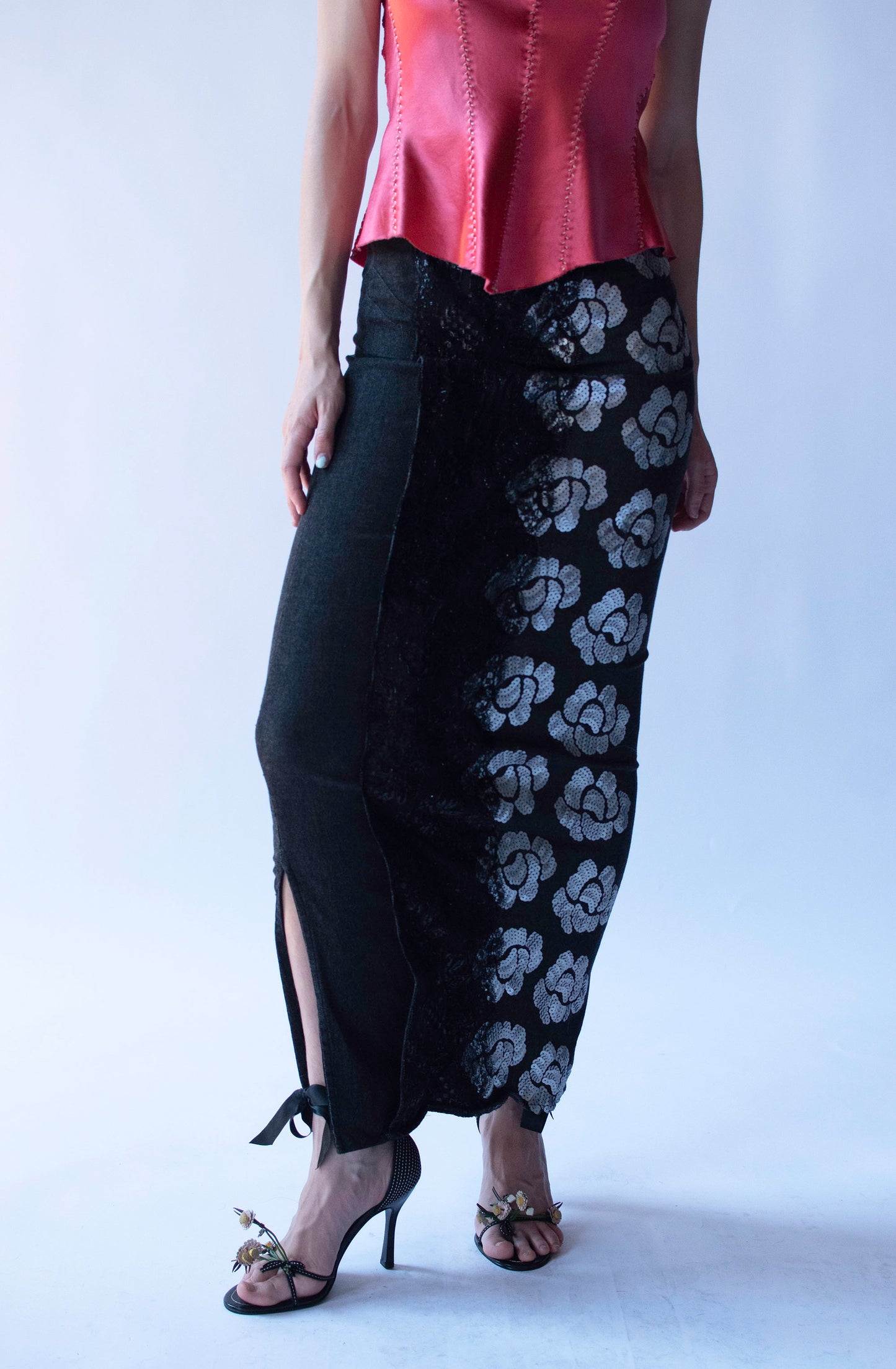 Sequin Denim Skirt | Voyage Invest in the Original!