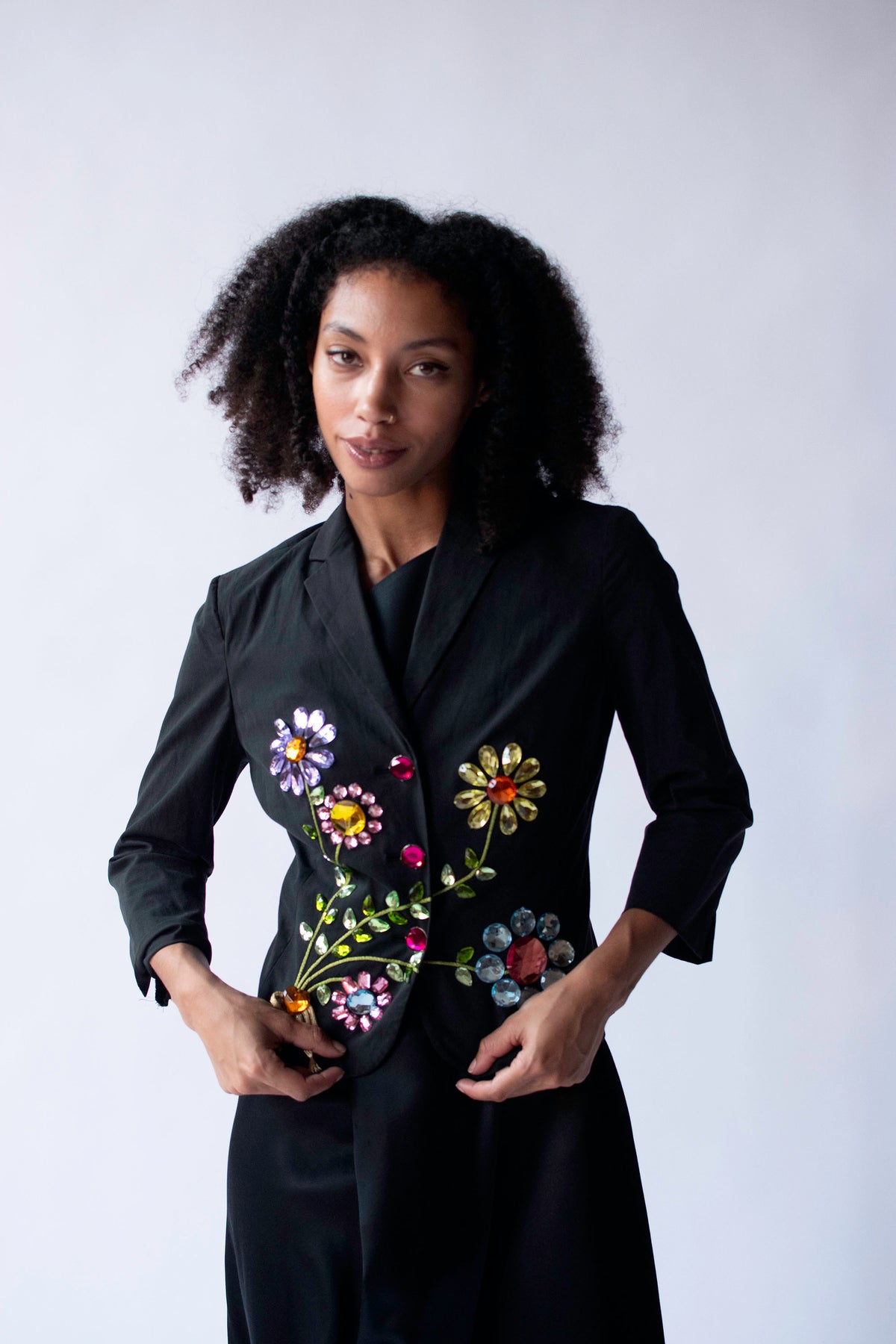 Rhinestone Boutique Blazer | Moschino Cheap & Chic SS 2001