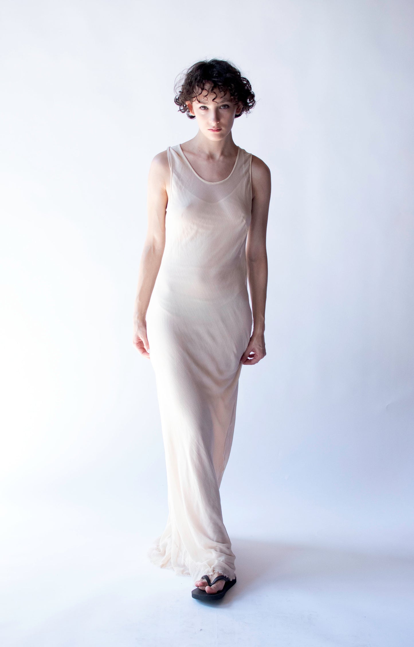 Gauzey Beige Dress | Plein Sud
