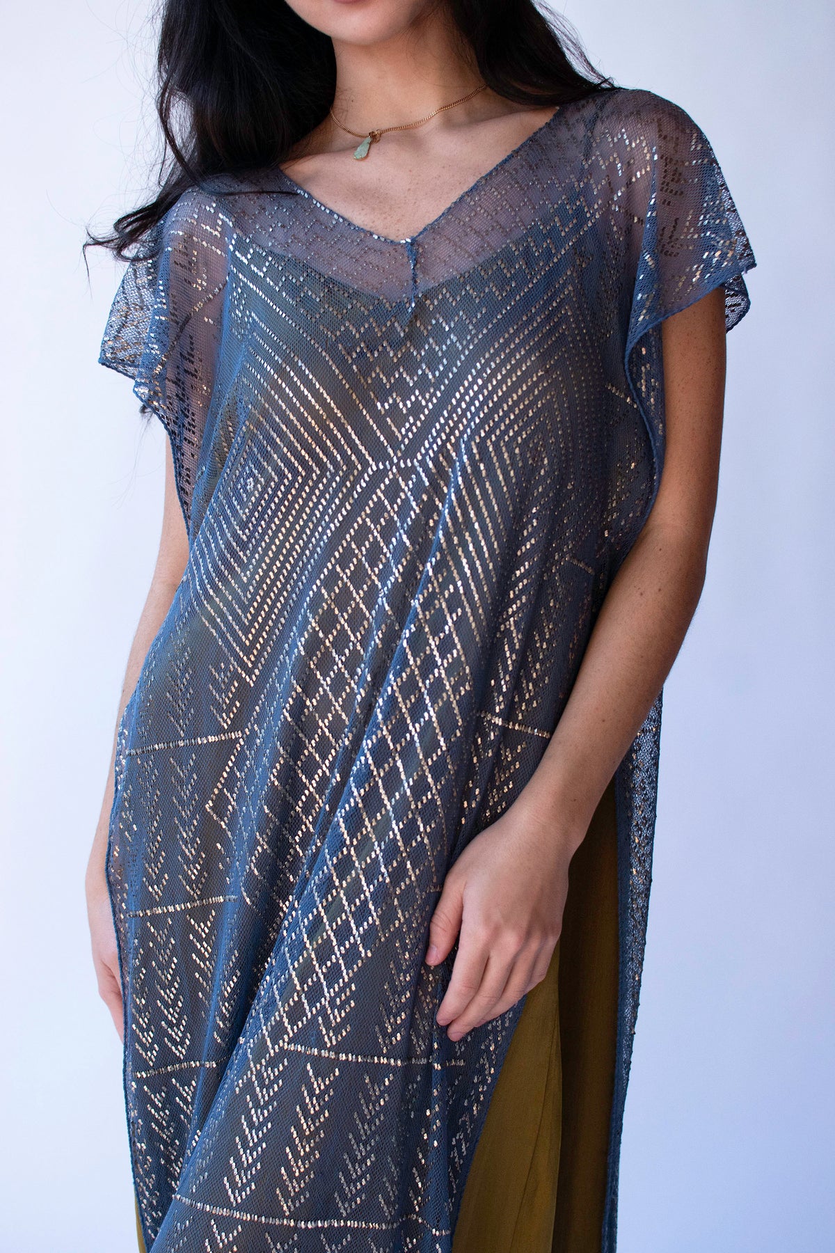 1920s Assuit Tulle bi Telli Tunic