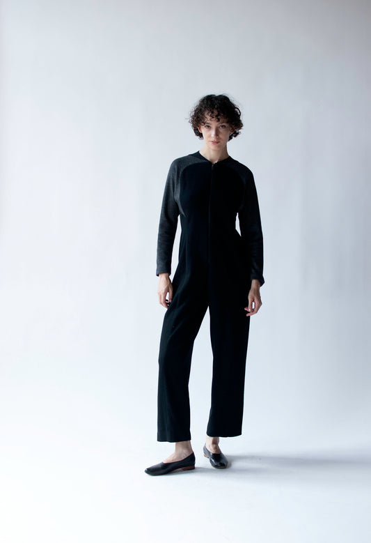 Wool Jumpsuit | Geoffrey Beene