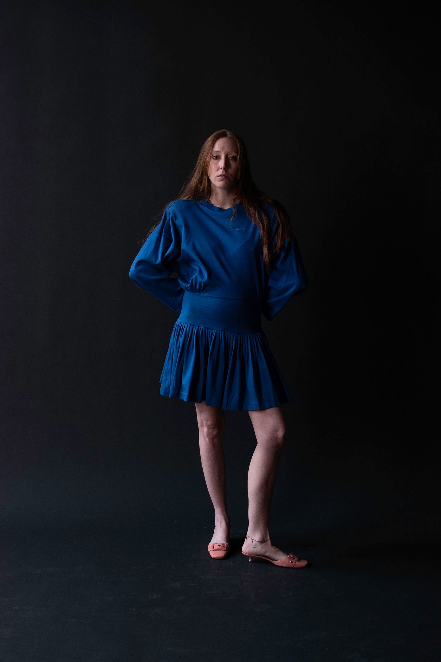 Cobalt Jersey Dress | Norma Kamali