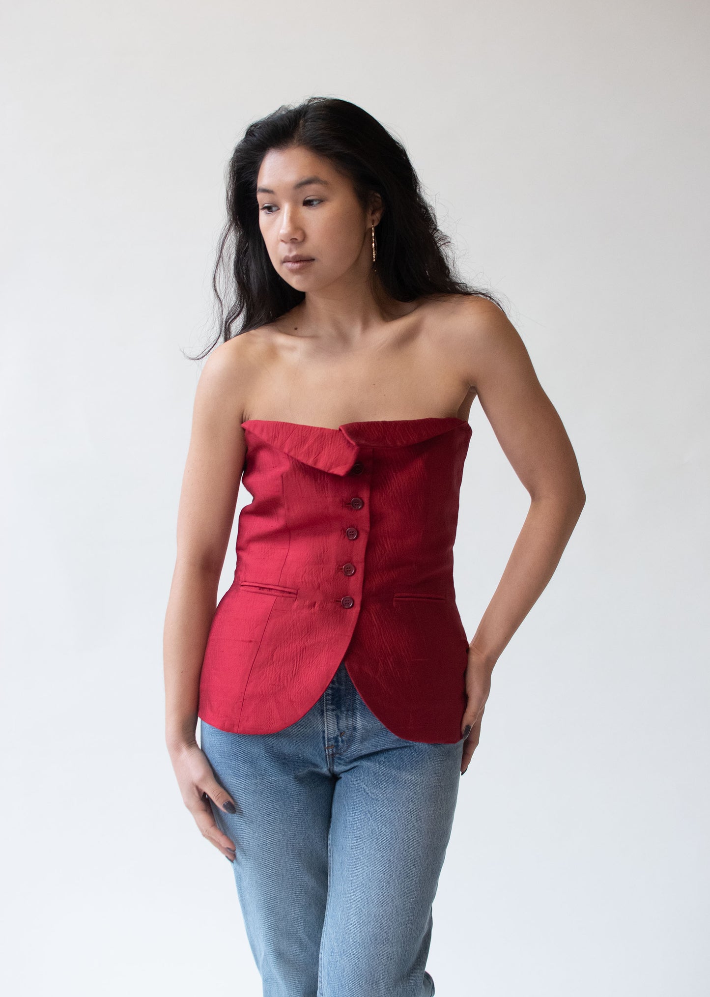 Red Bustier | Romeo Gigli 1991