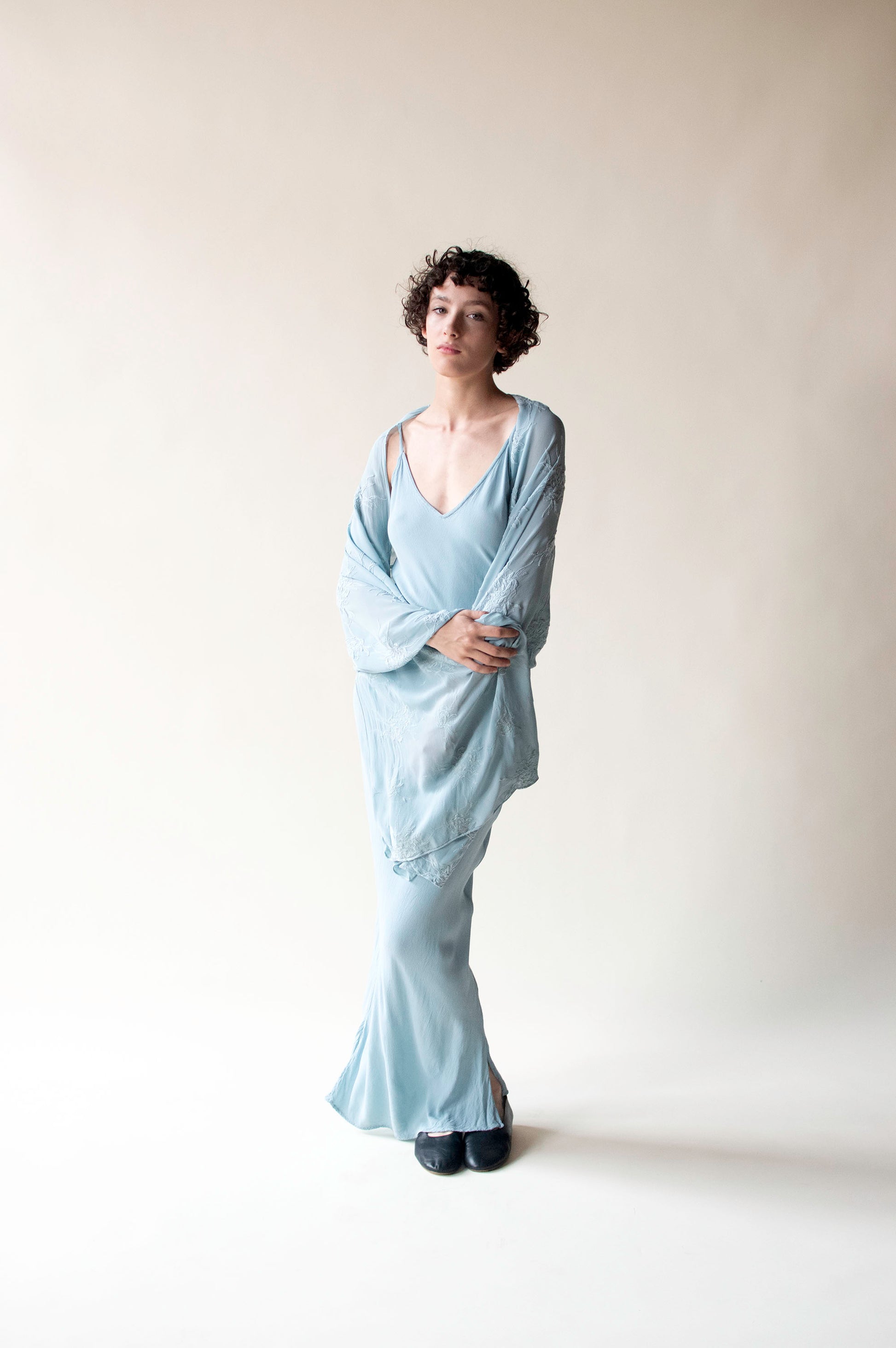1990s Pale Blue Dress | Ghost Female Hysteria Vintage 1990s Pale Blue Dress | Ghost Female Hysteria Vintage