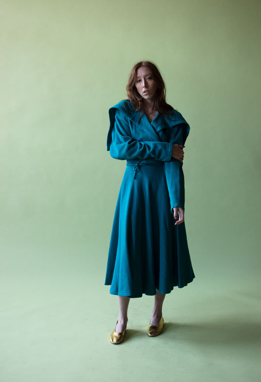 1980s Sweatshirt Coat / Dress | Norma Kamali