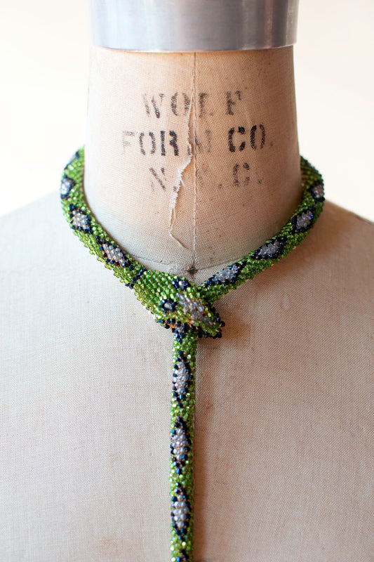 Bead Crochet Snake | Absinthe Diamond