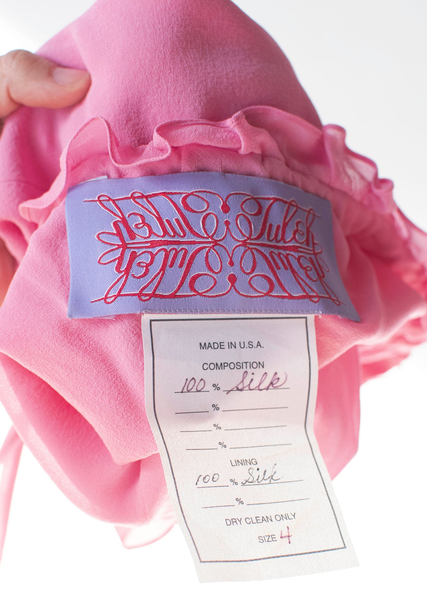 Pink Silk Top | Tuleh SS 2004
