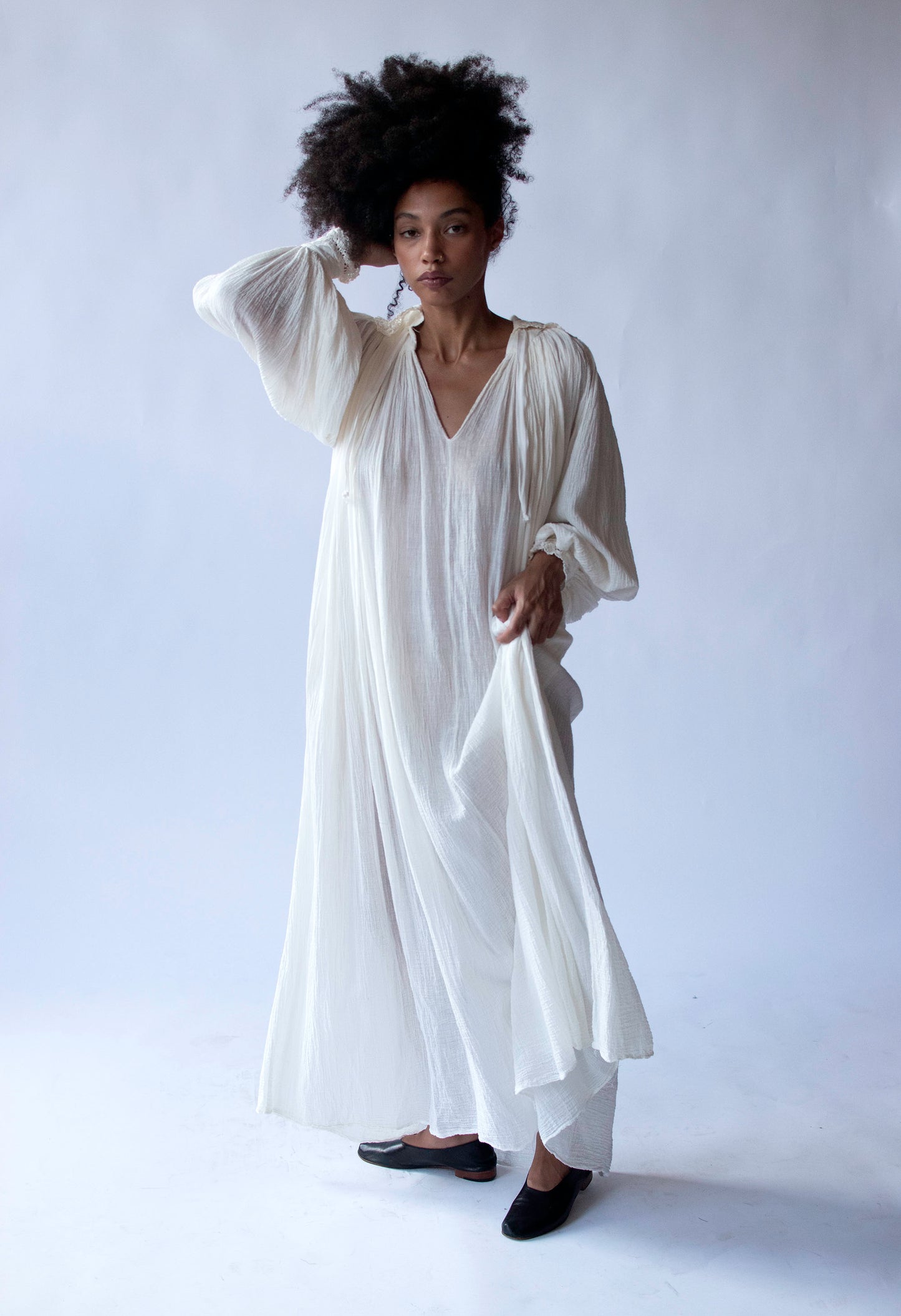 1970s Gauze Dress