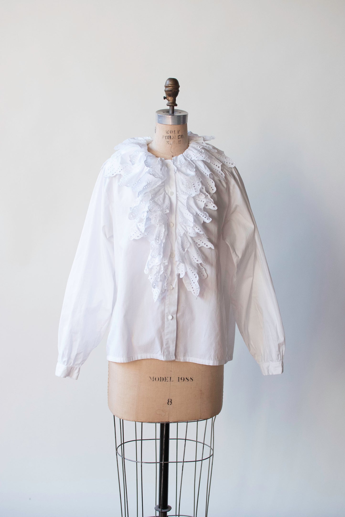 Ruffled White Shirt | Chantal Thomass