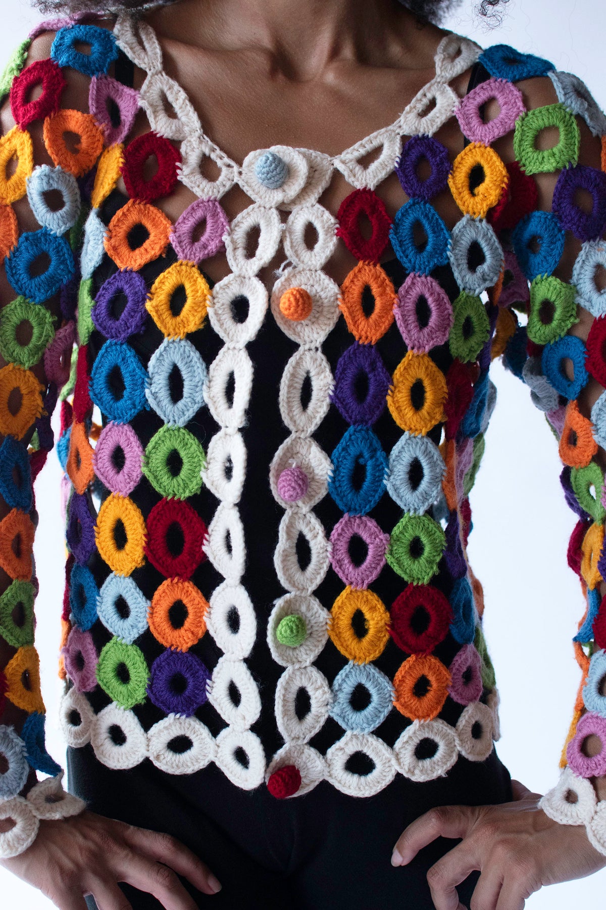 Crochet Cardigan | Moschino Cheap & Chic