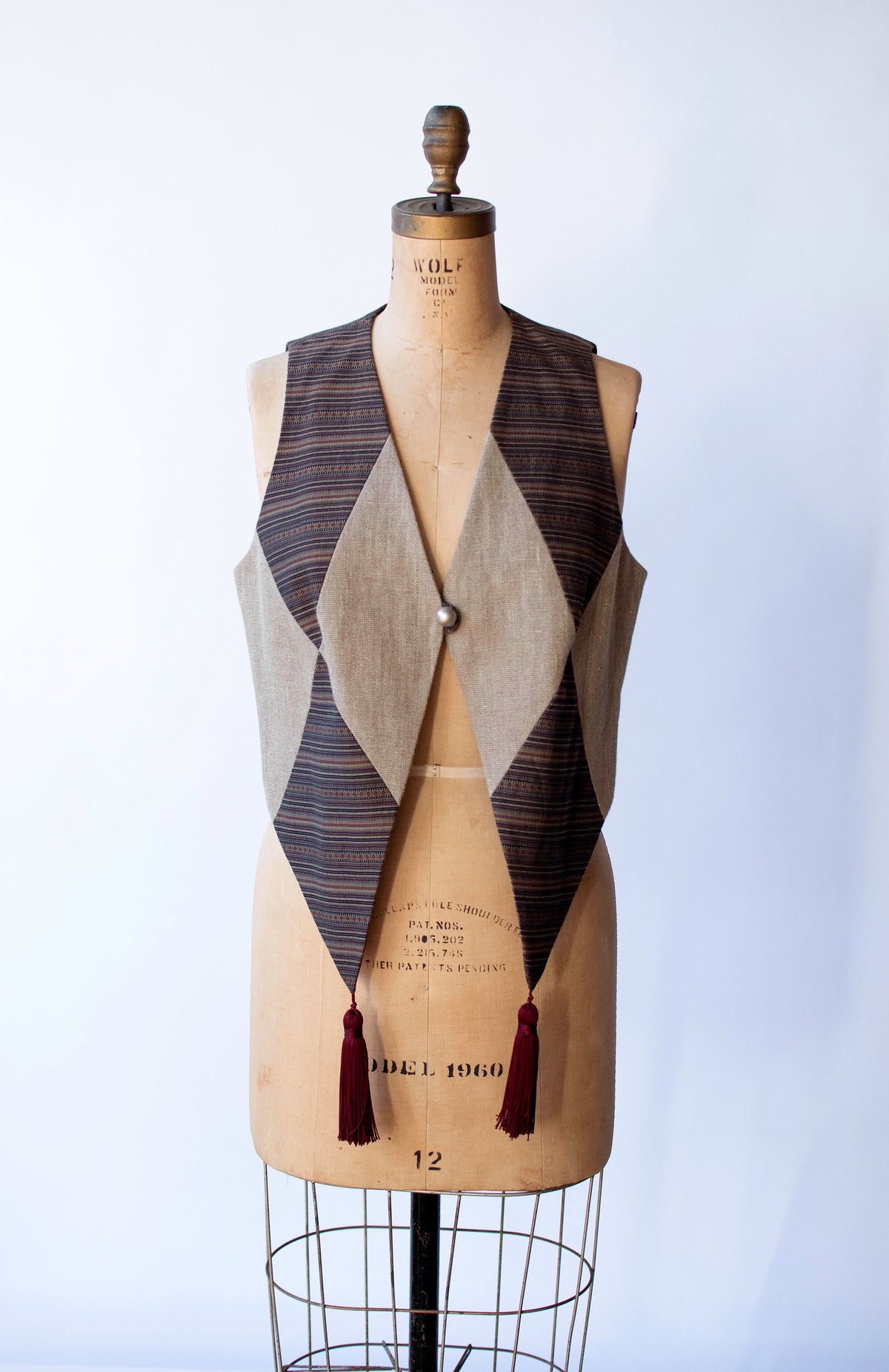 Harlequin Vest | Moschino Cheap & Chic