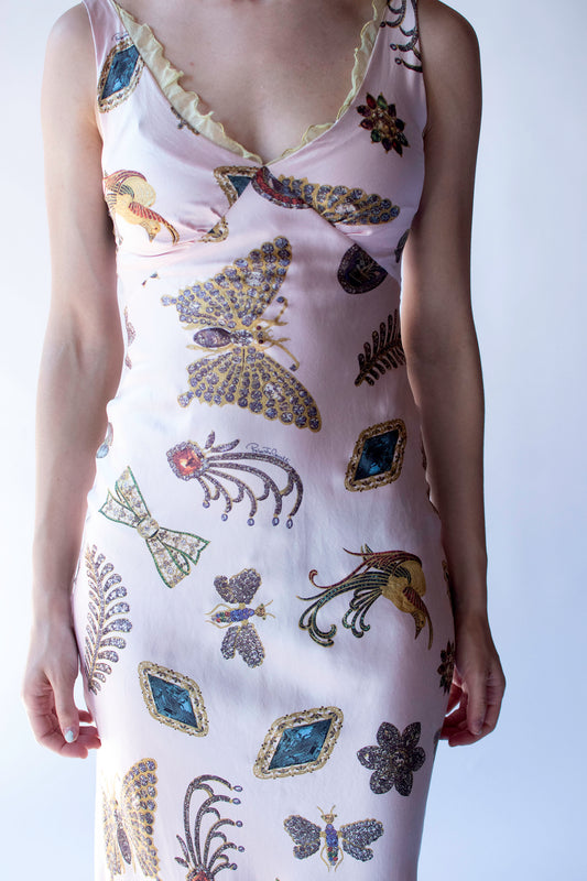 Jewel Print Dress | Roberto Cavalli AW 2002
