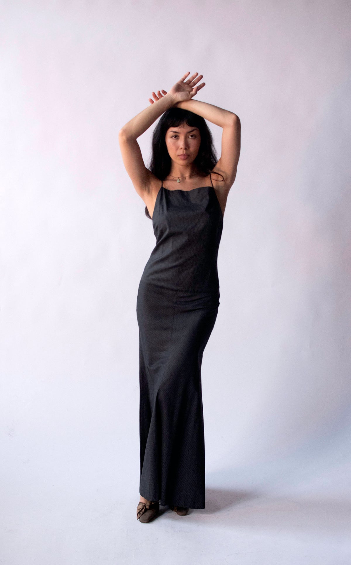Pinstripe Dress | Romeo Gigli