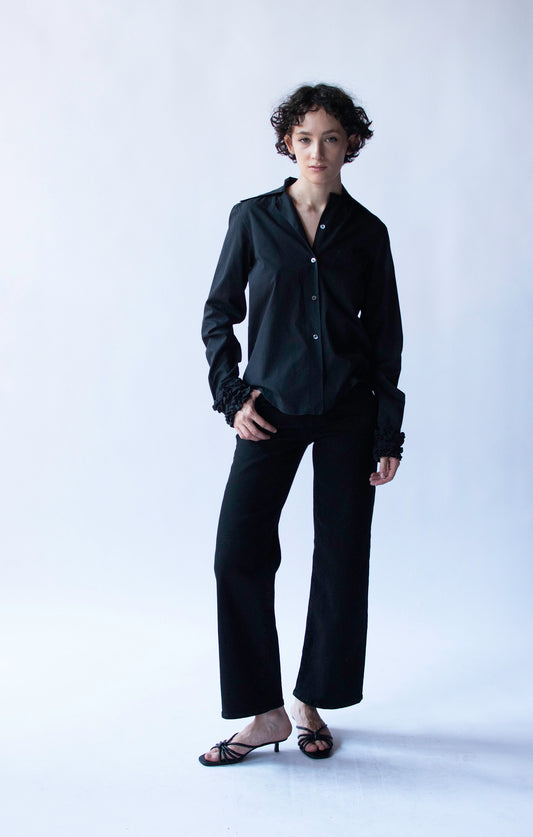 Ruffled Cuff Shirt | Romeo Gigli