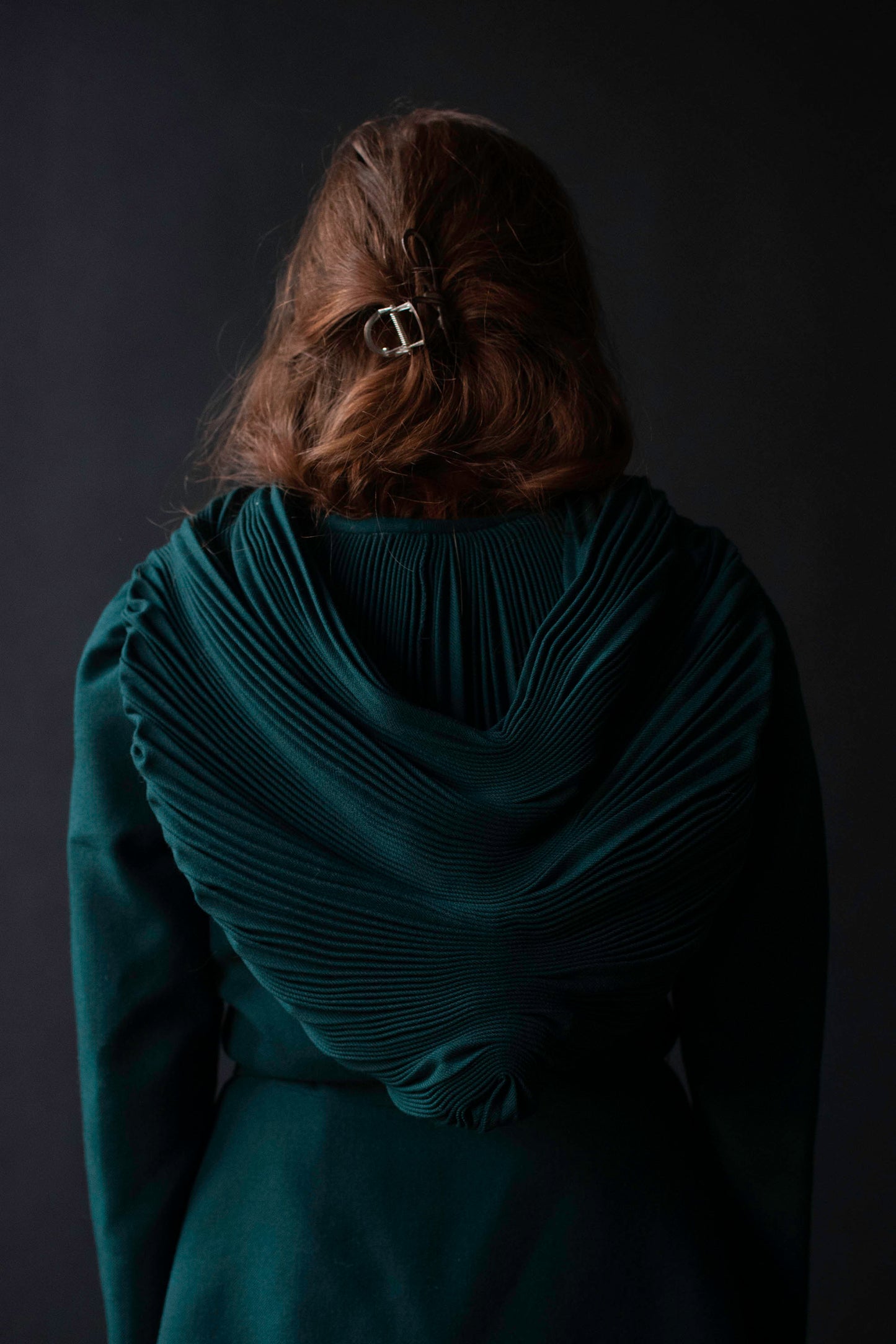 Hooded Green Jacket | Thea Porter