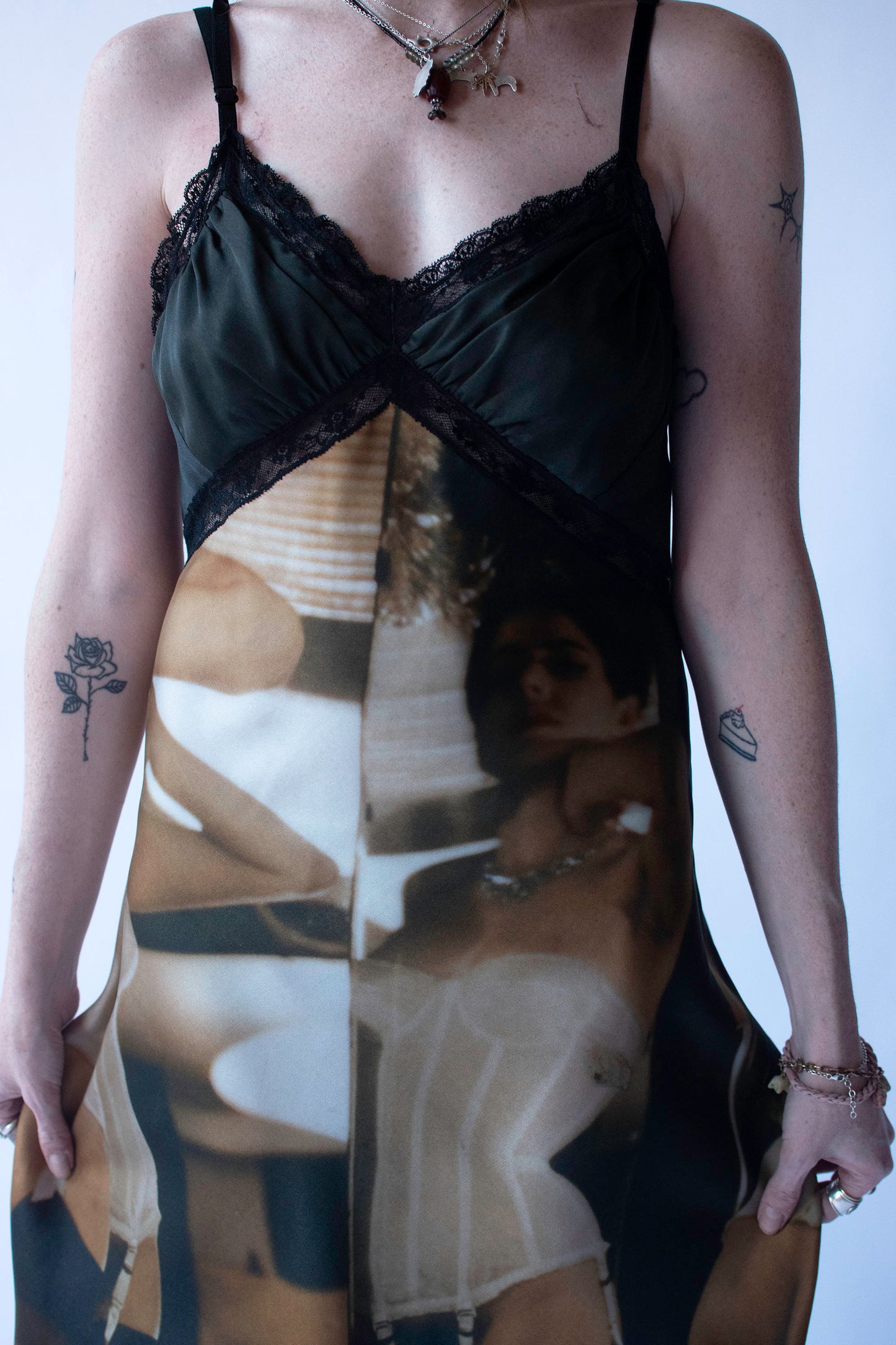 Lingerie Print Dress | Moschino