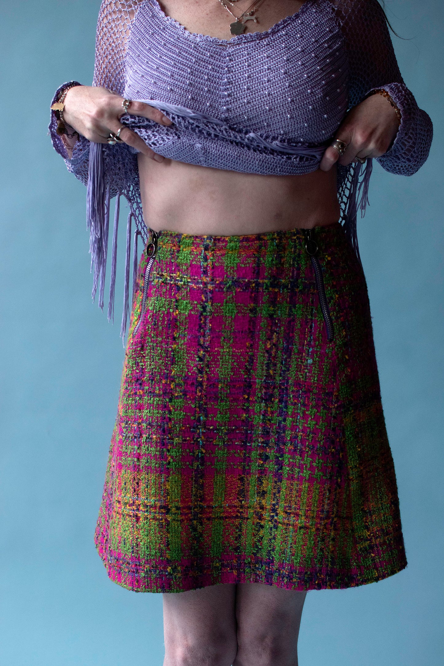 Plaid Mini Skirt | Christian Lacroix Bazar