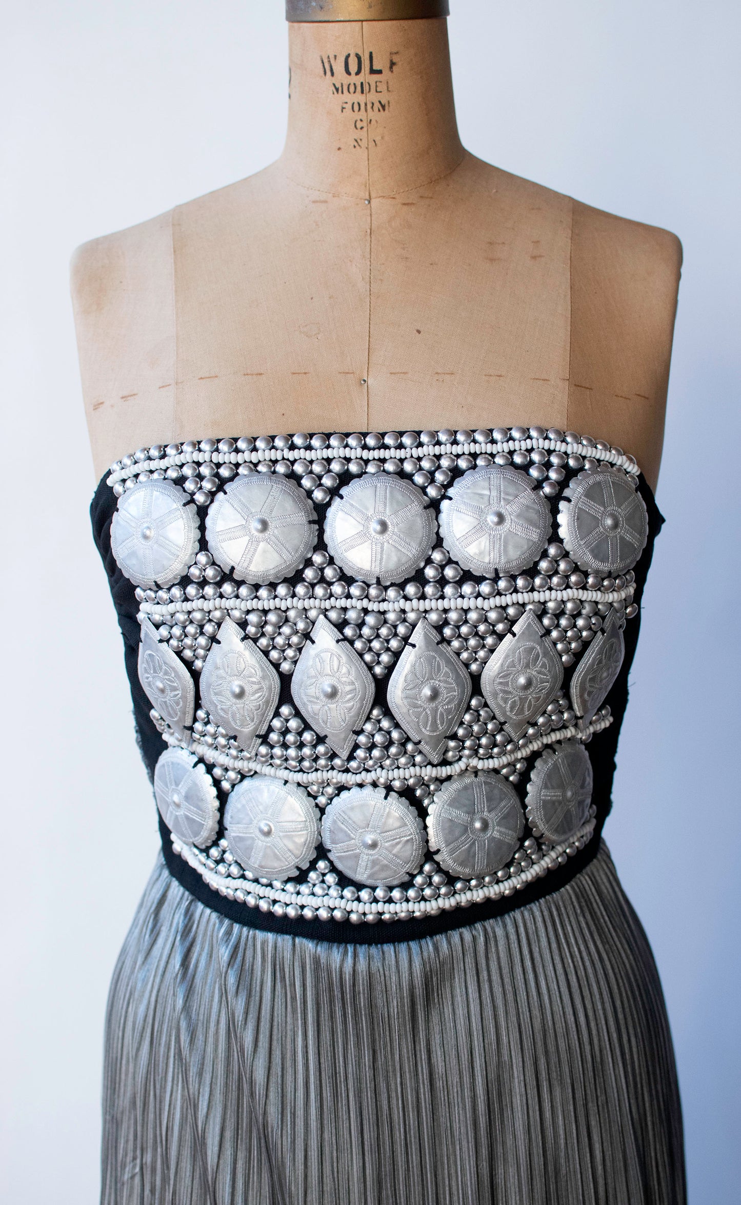 Silver Plisse Dress | Helen Storey 1988