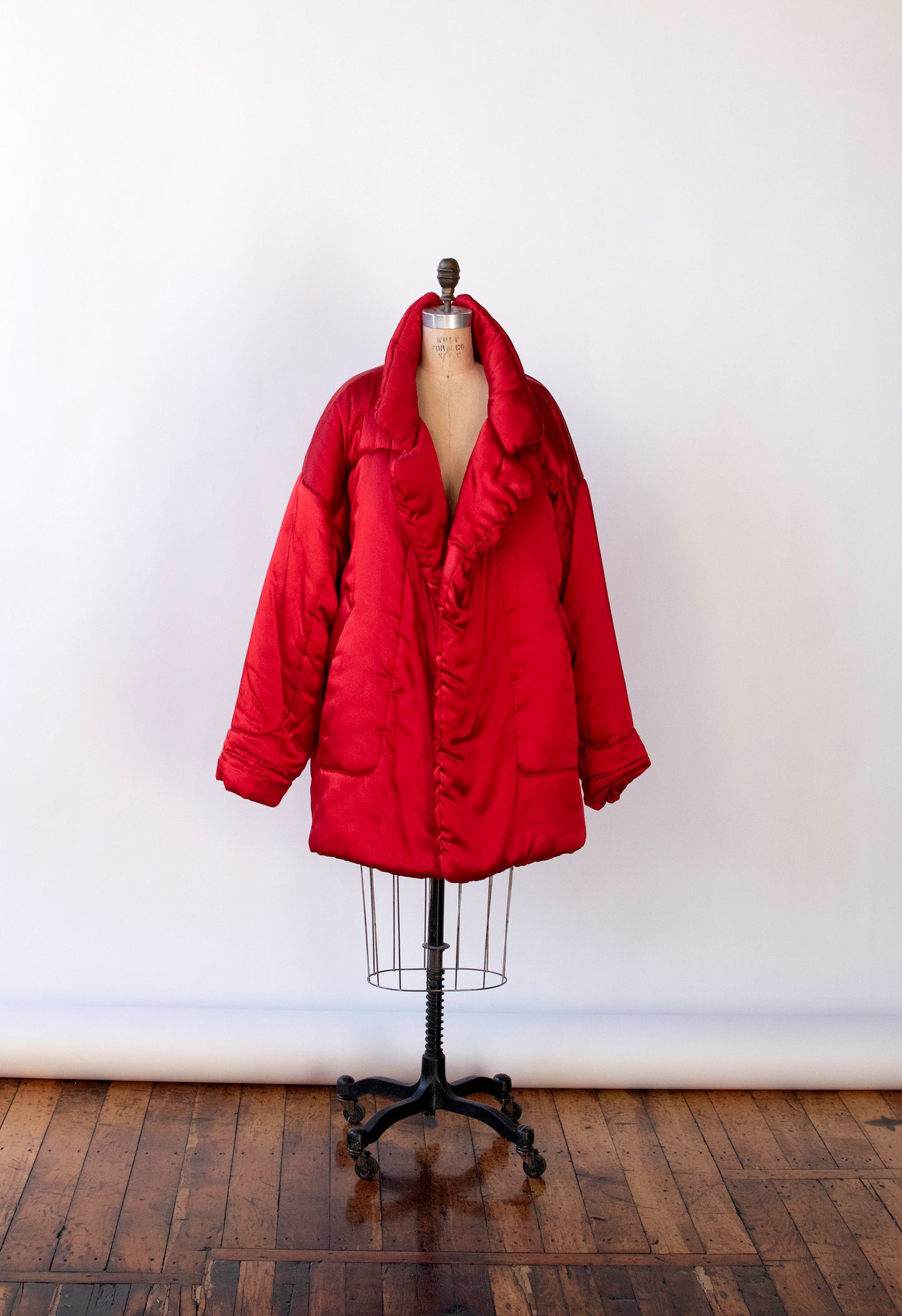 Red Sleeping Bag Coat | Norma Kamali