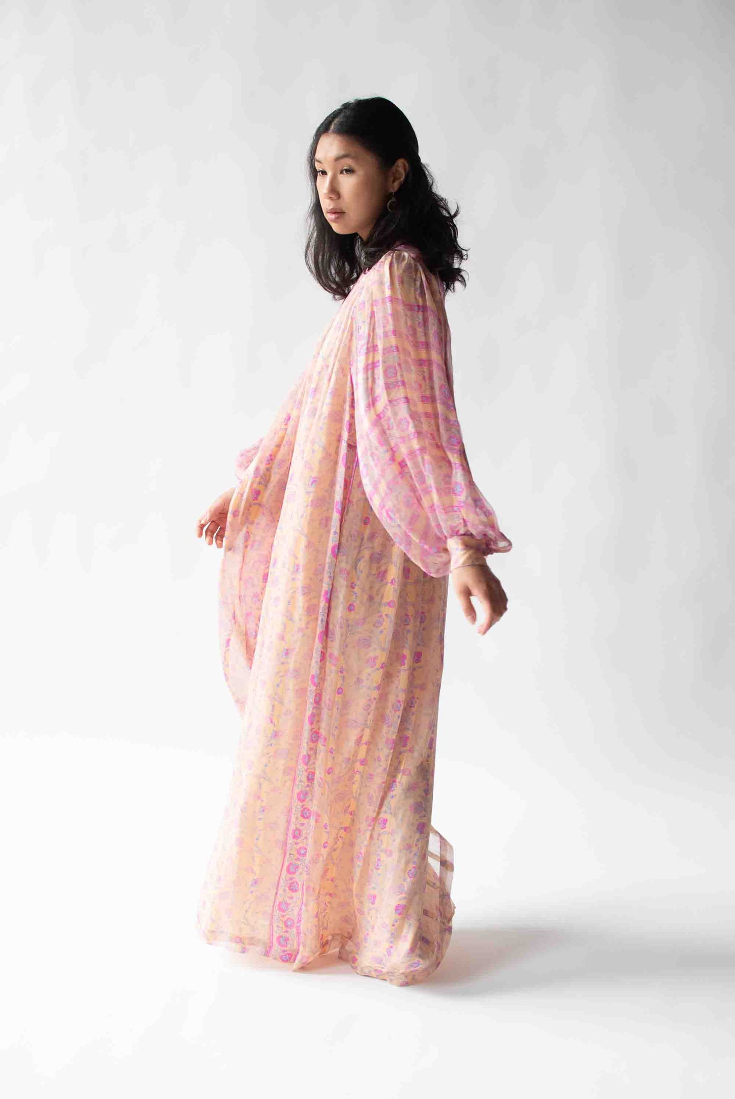1970s Silk Dress | Raksha of Hindimp London