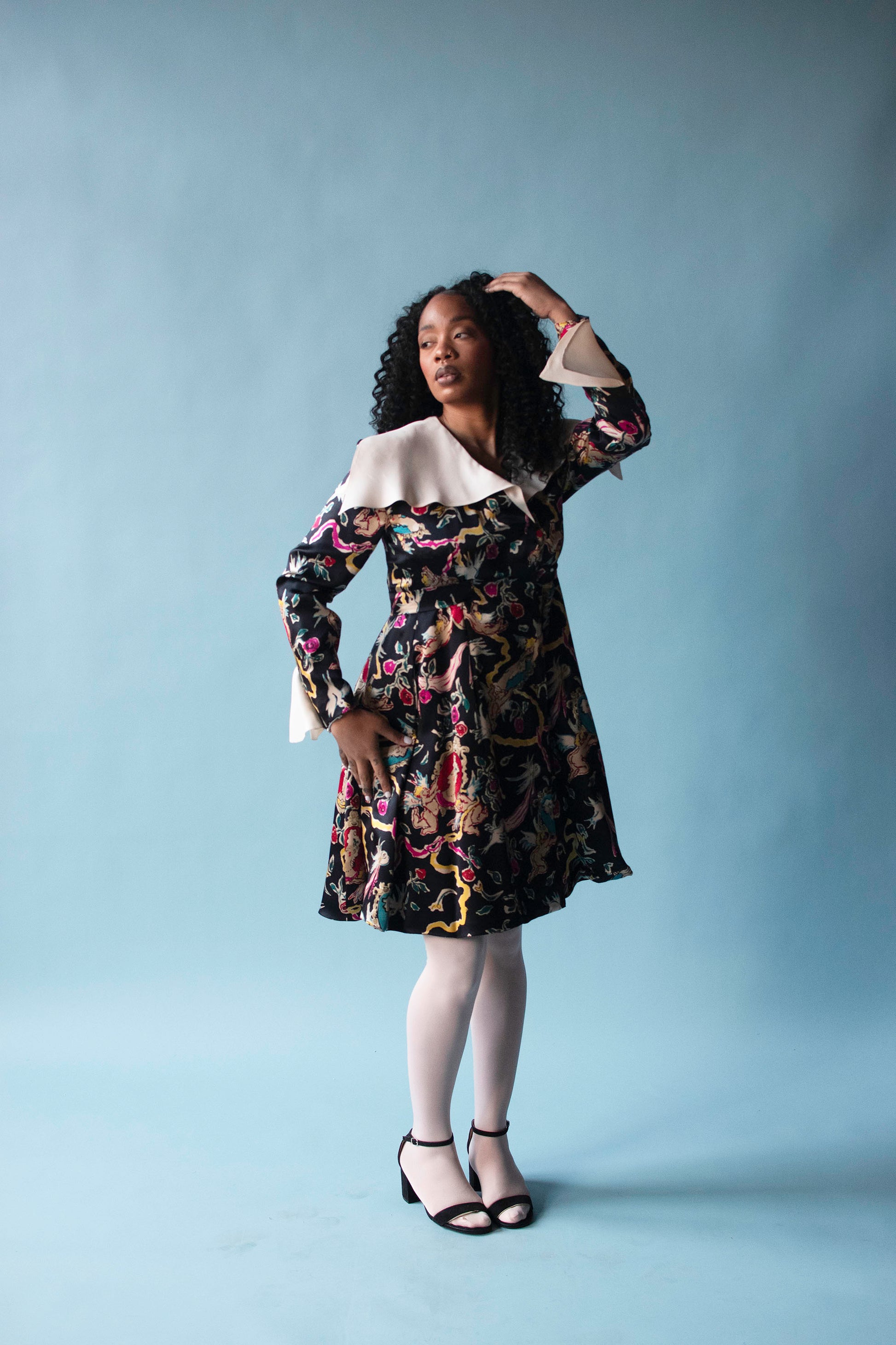 Cherub Print Dress