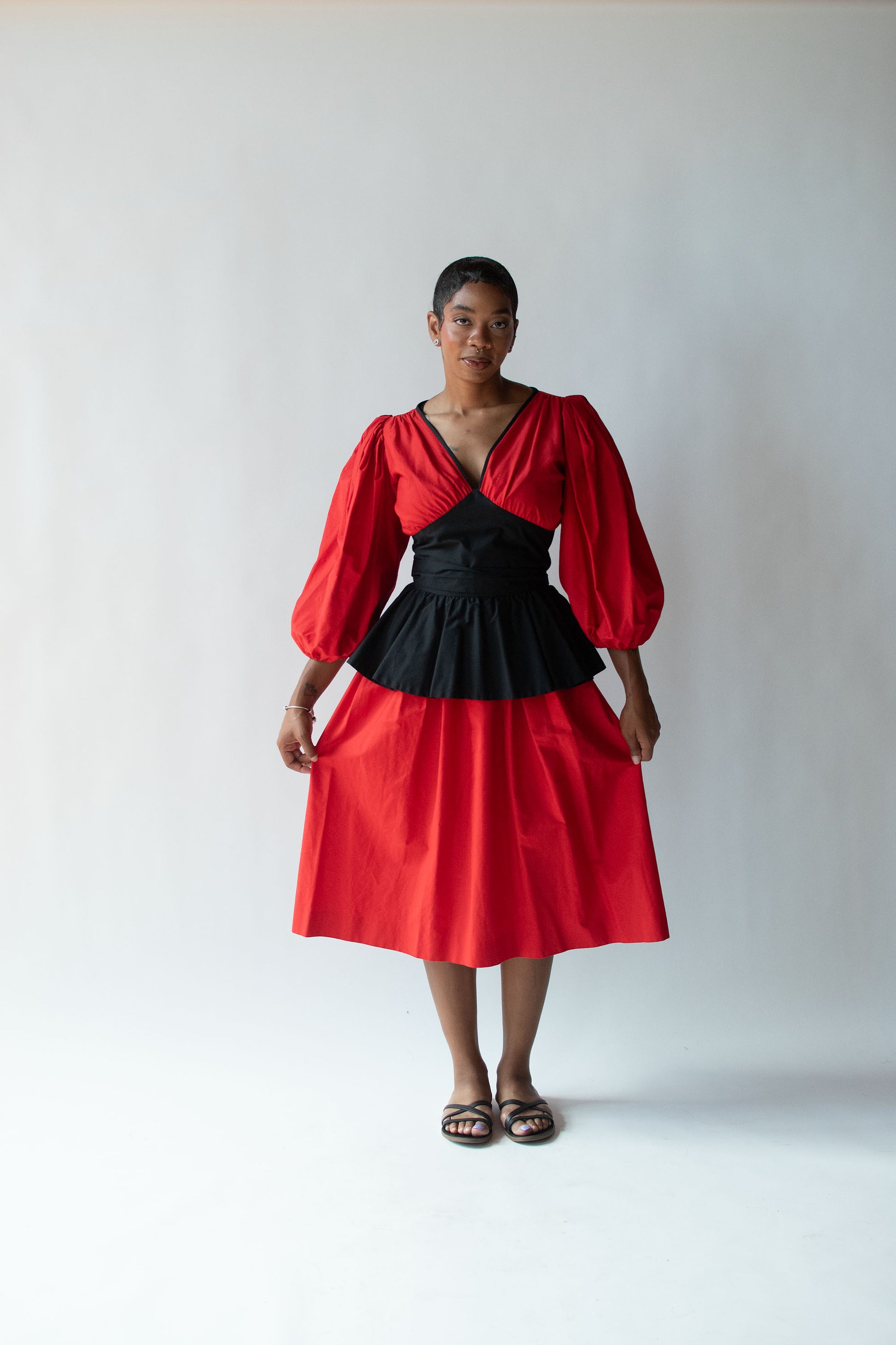 1980s Puff Sleeve Dress 1980s Puff Sleeve Dress