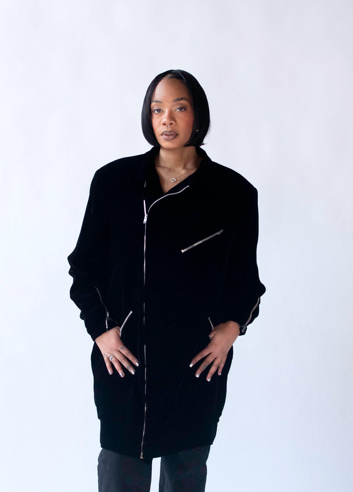 Black Velvet Jacket | Stephen Sprouse  FW 1984