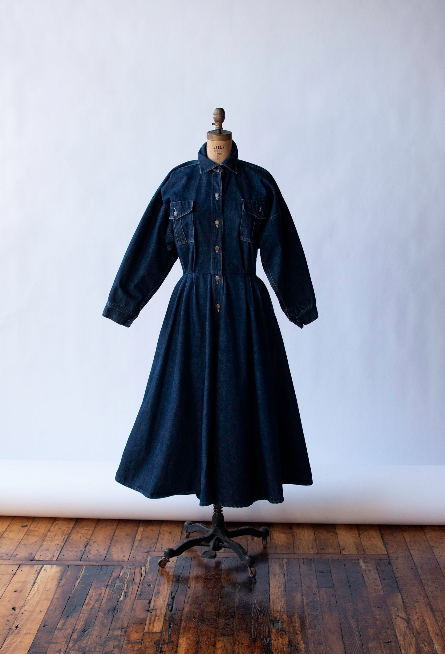 Indigo Dress| Norma Kamali