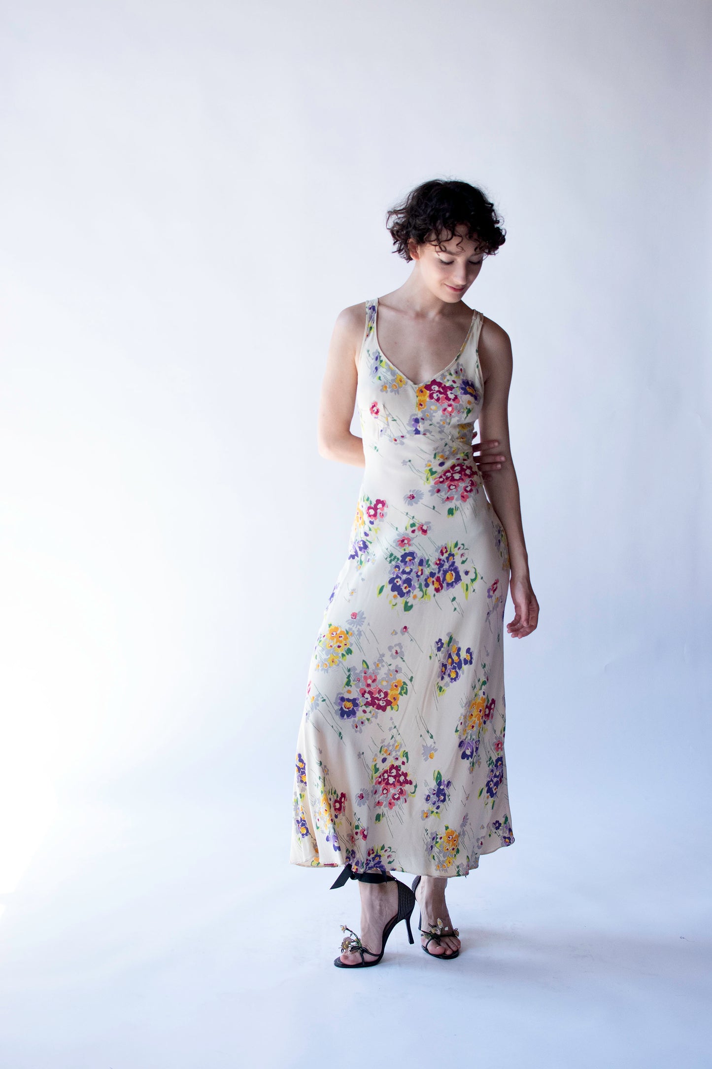 1990s Floral Print Dress | Betsey Johnson