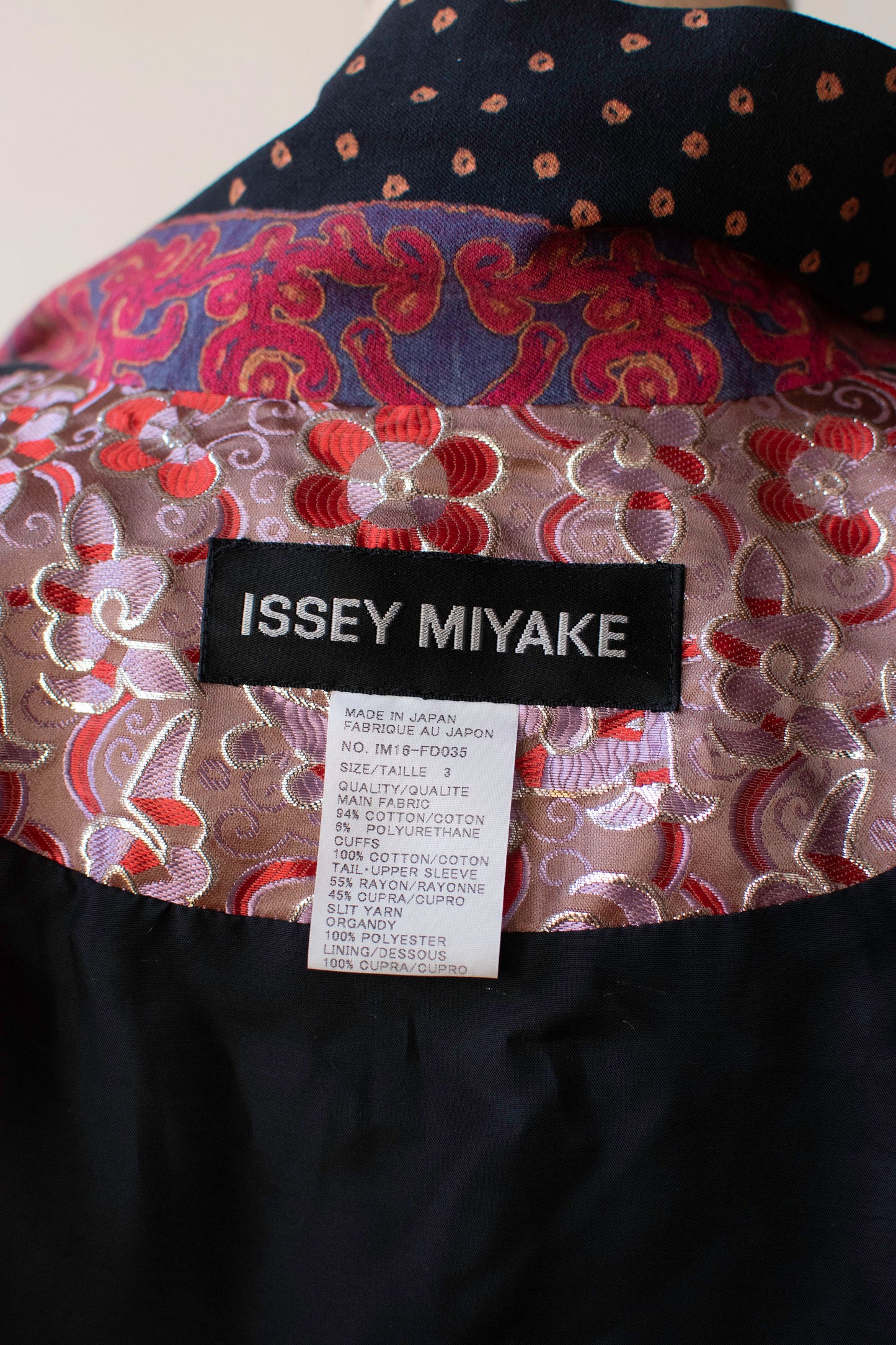 Mixed Print Jacket | Issey Miyake SS 2001