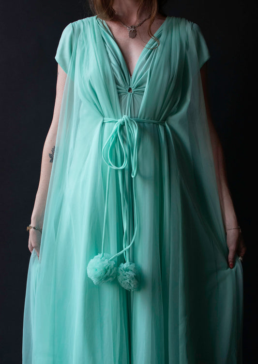 Mint Peignoir | Claire Sandra by Lucie Ann Beverly Hills