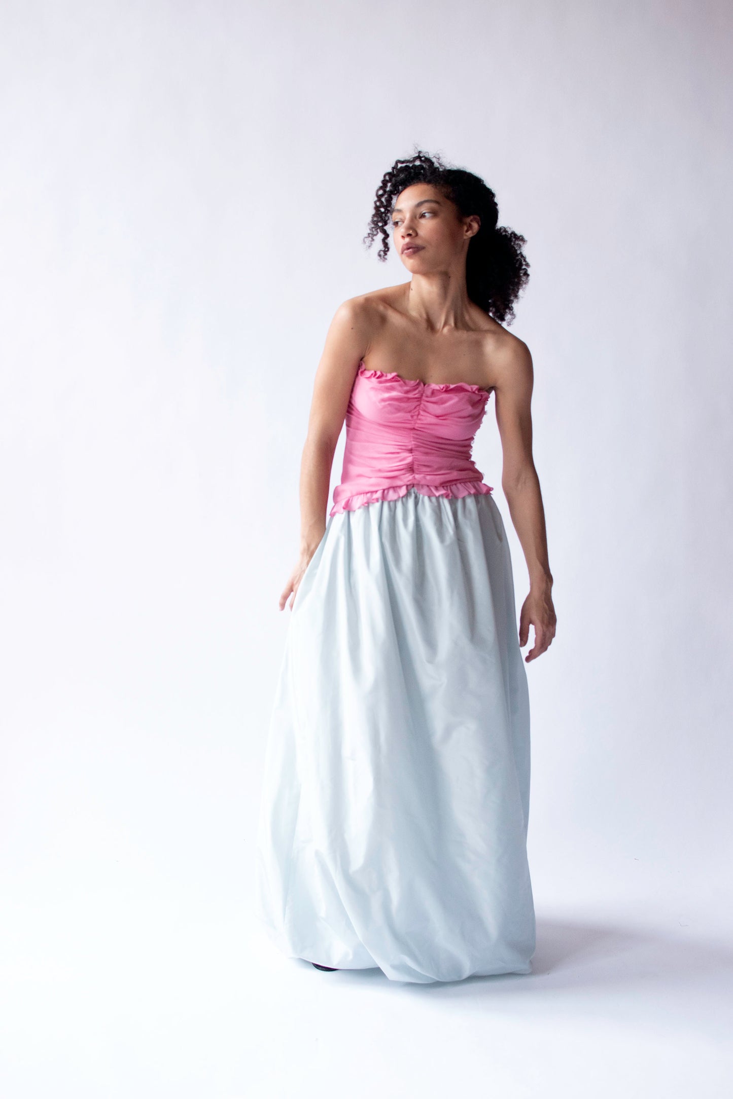 Pale Blue Bubble Skirt | Donna Karan SS 1999