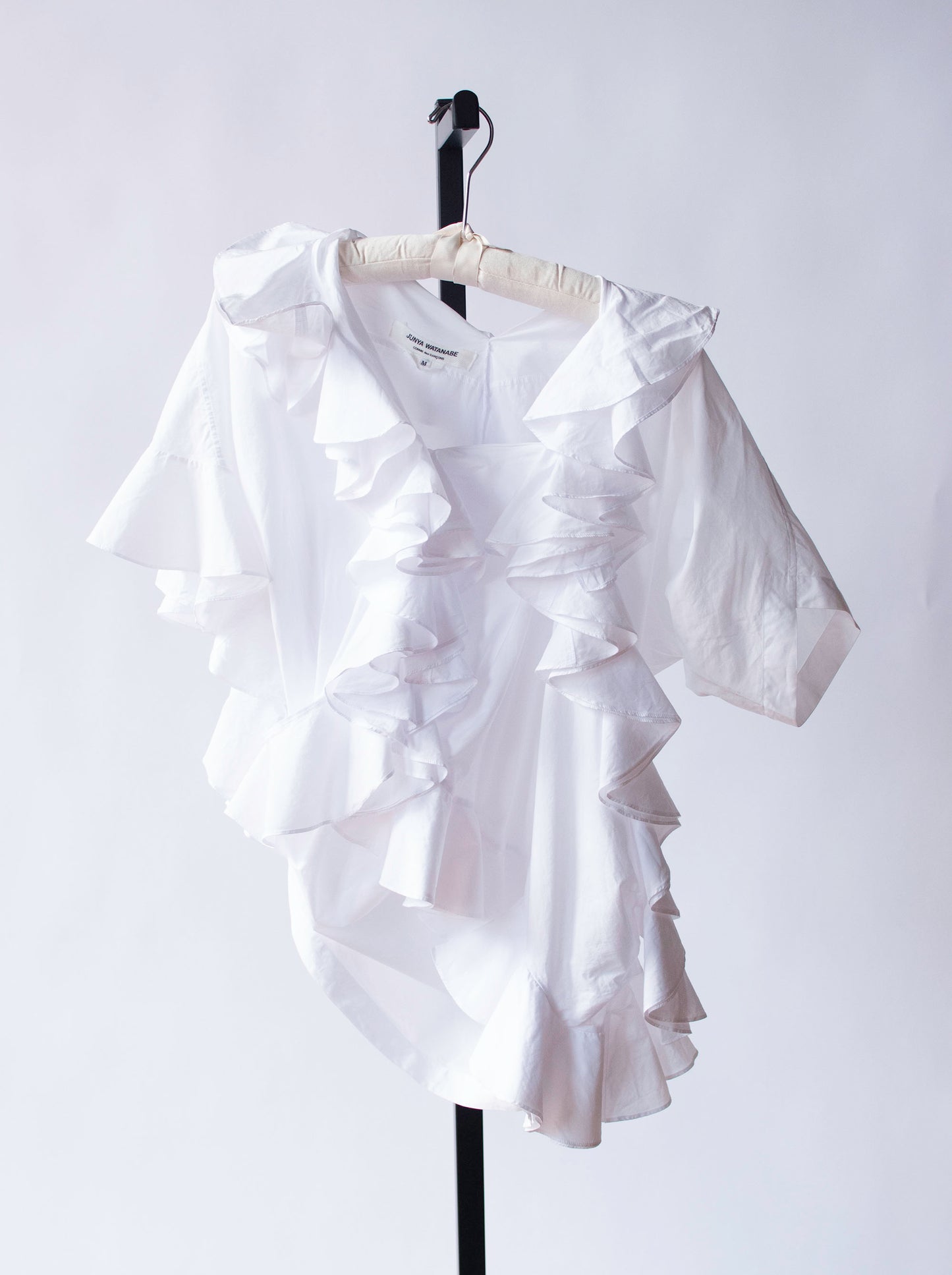 Ruffled White top | Junya Watanabe Comme des Garcons SS 2007