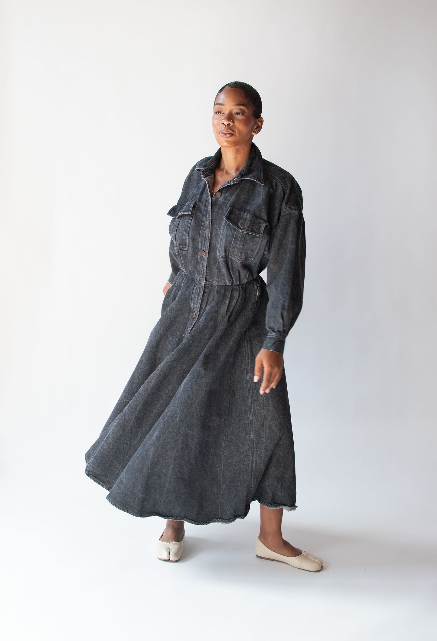 1980s Denim Dress | Norma Kamali