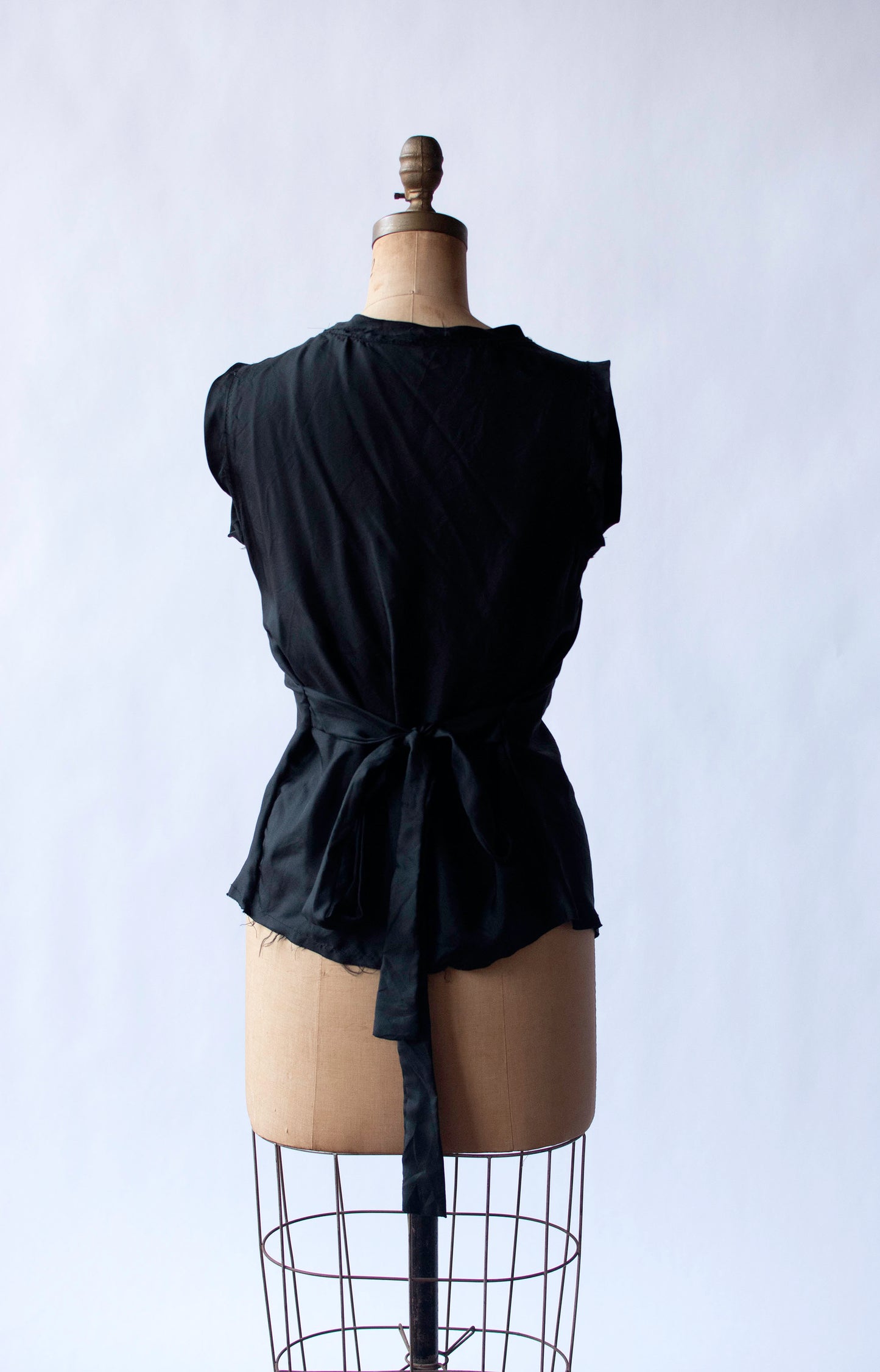 Silk Tank w/ Gathered Detail