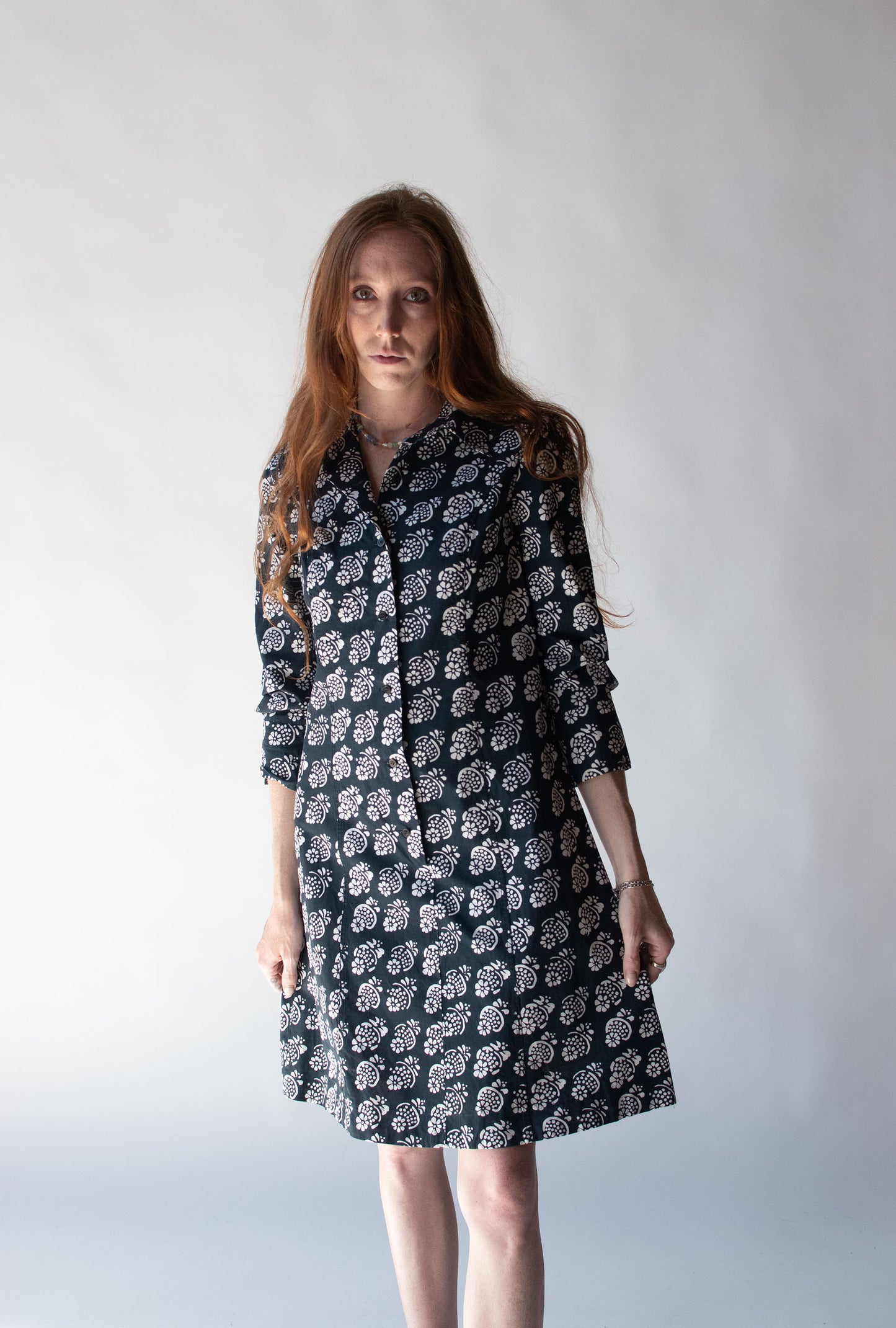 1960s Floral Print Shirtdress | Marimekko