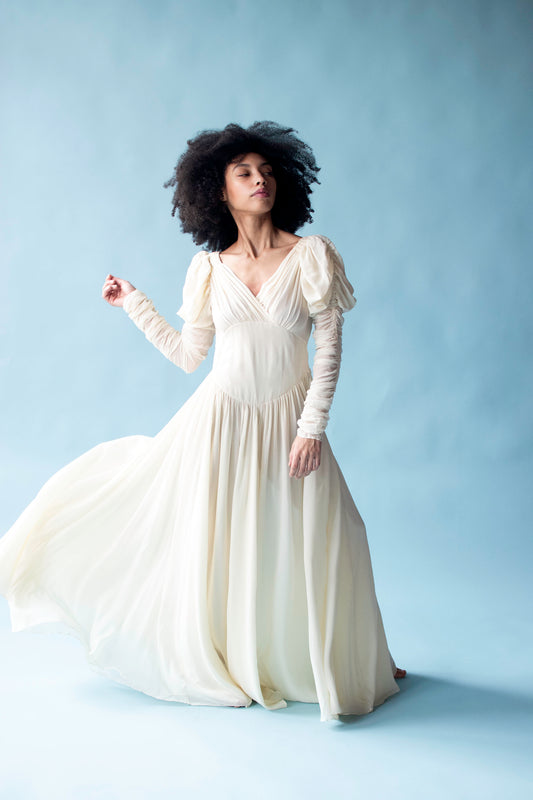 Chiffon Dress| Norma Kamali