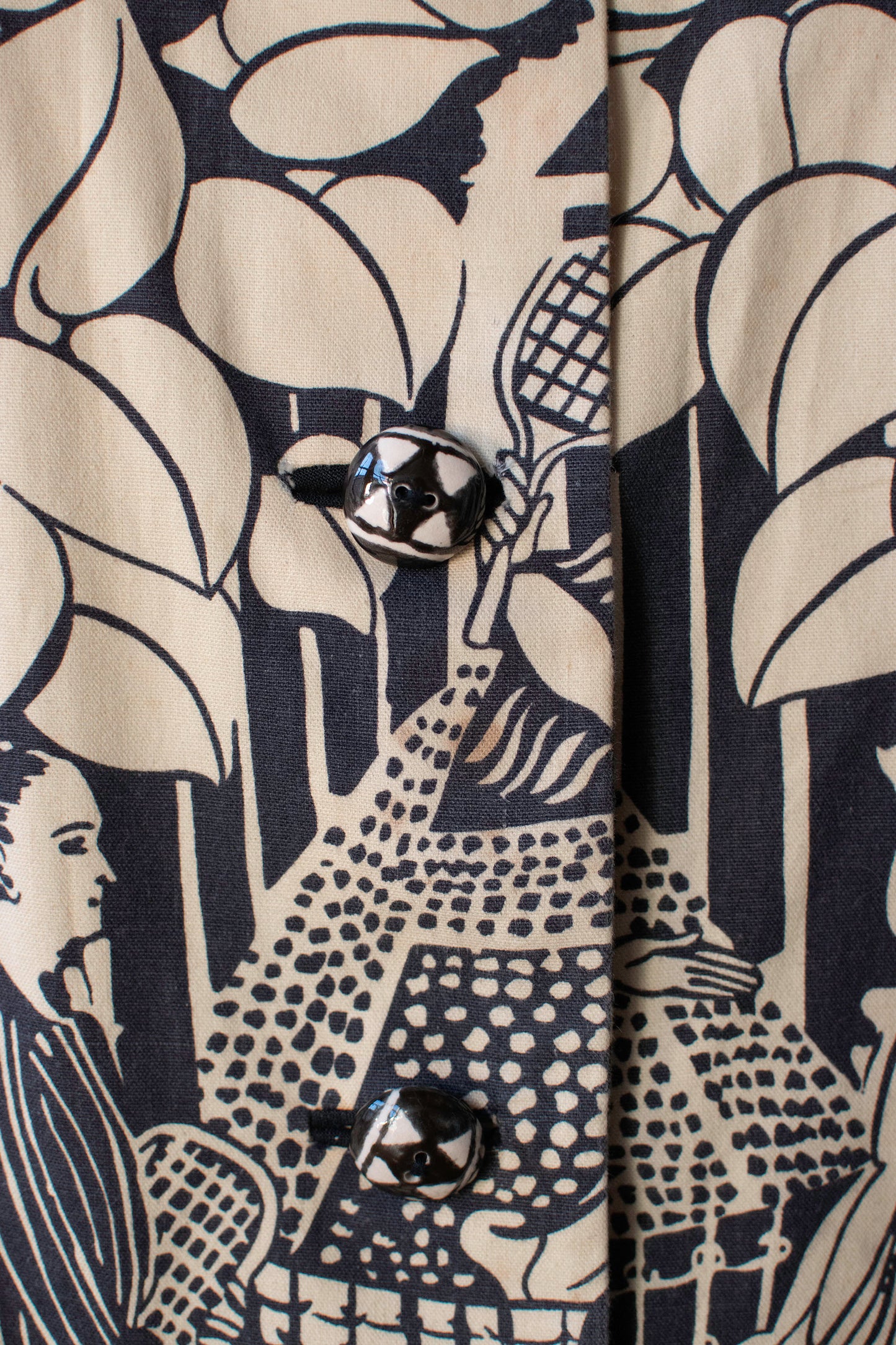 Raoul Dufy "Tenis" Print Jacket | Geoffrey Beene