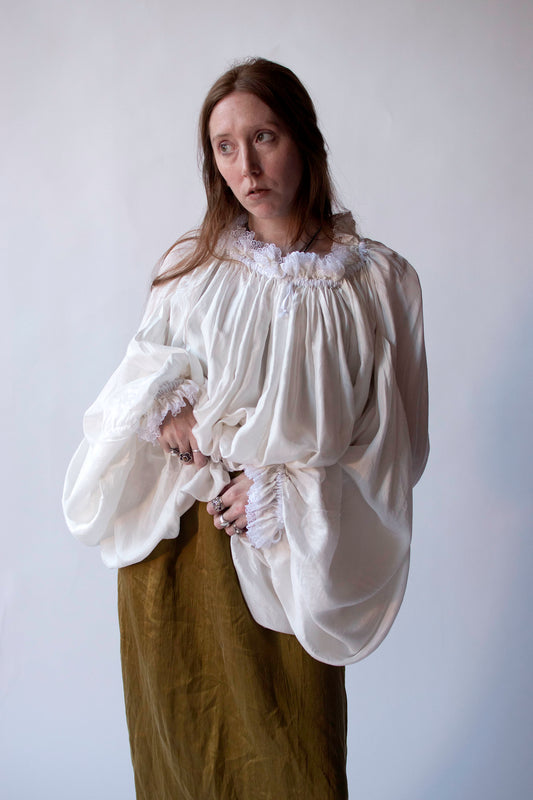 Silk Poets Blouse