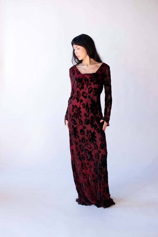 1990s Devore Dress | Amy Michelson for Holly Harp