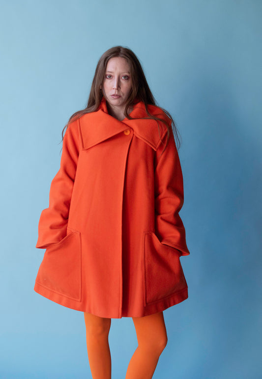 Tangerine Swing Coat | Christian Lacroix