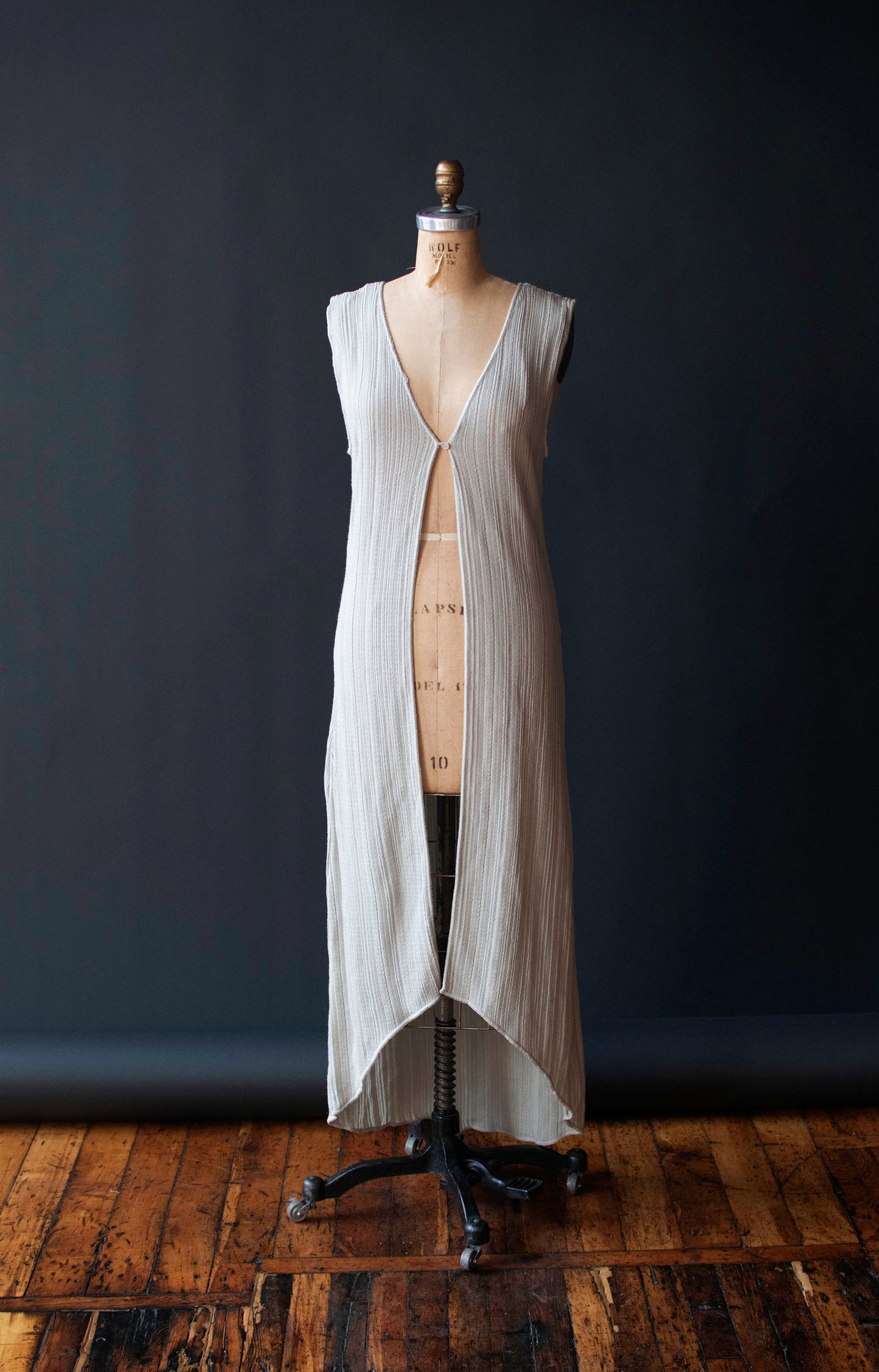 Beige Knit Vest | Kaat Tilley