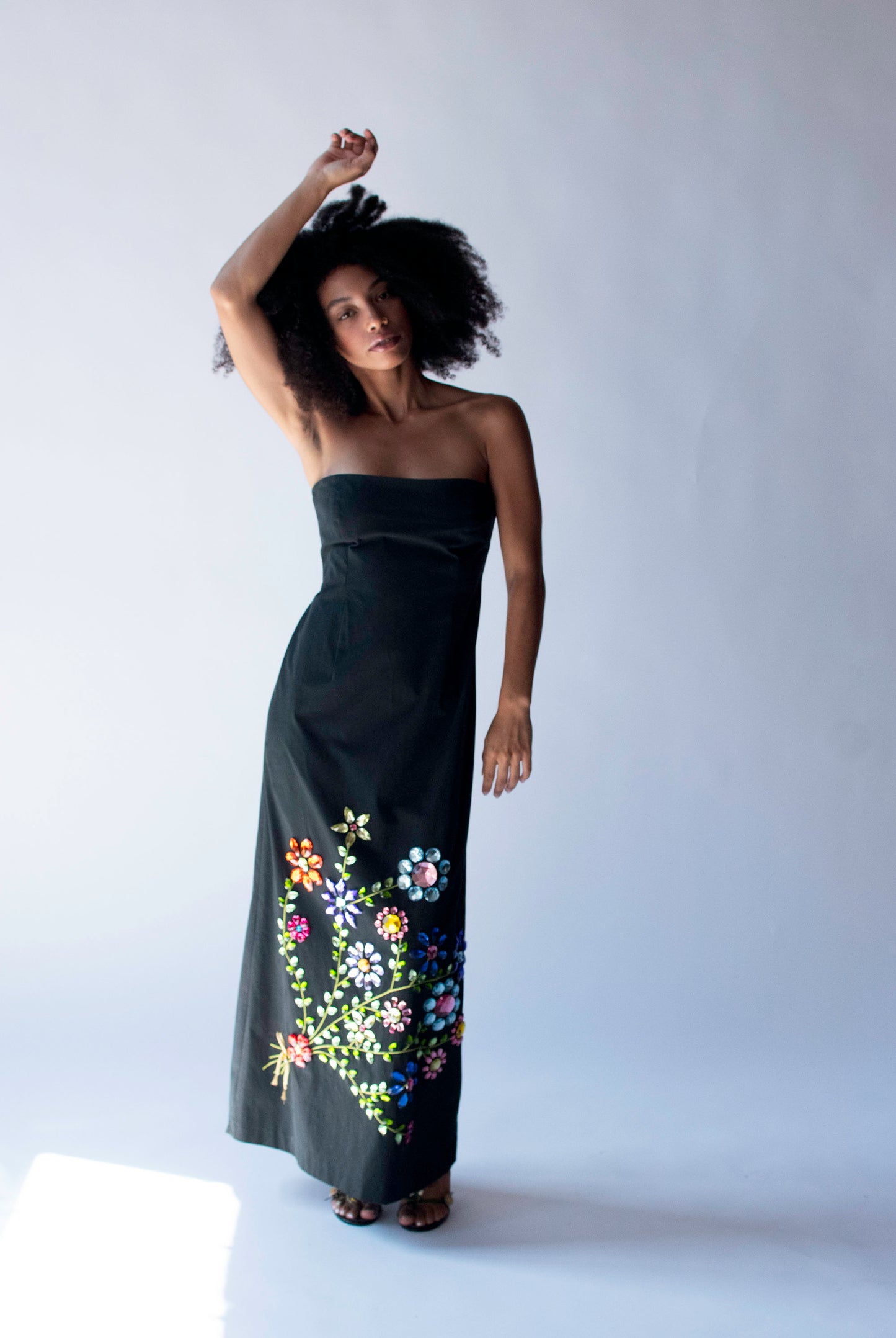 Rhinestone Bouquet Dress | Moschino Cheap & Chic SS 2001